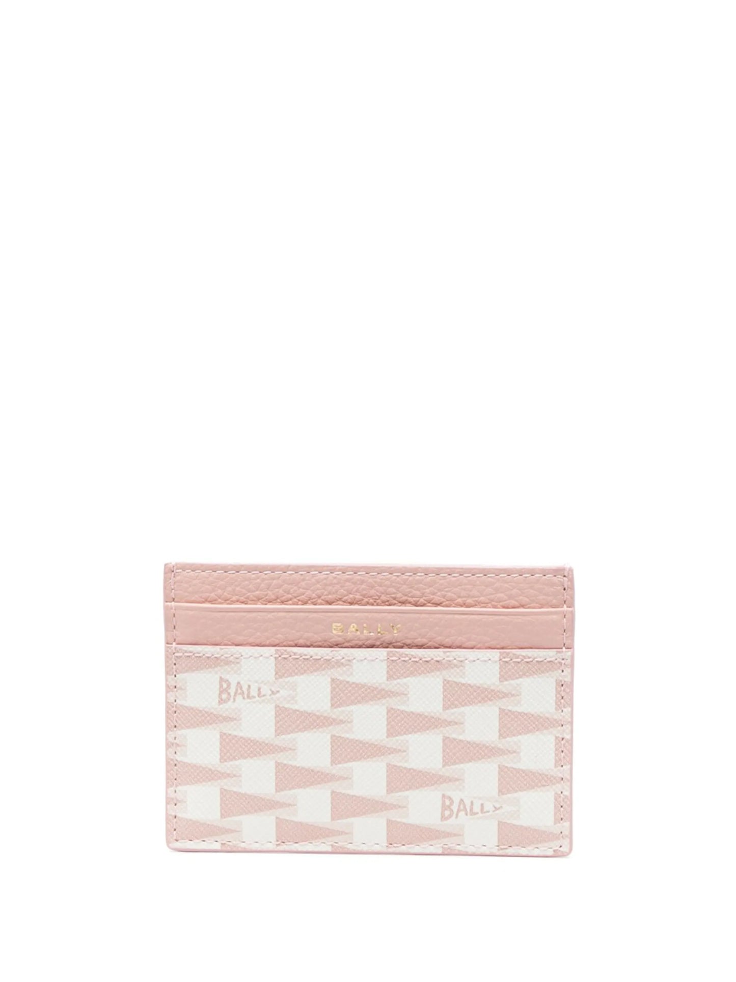 Pennant leather cardholder
