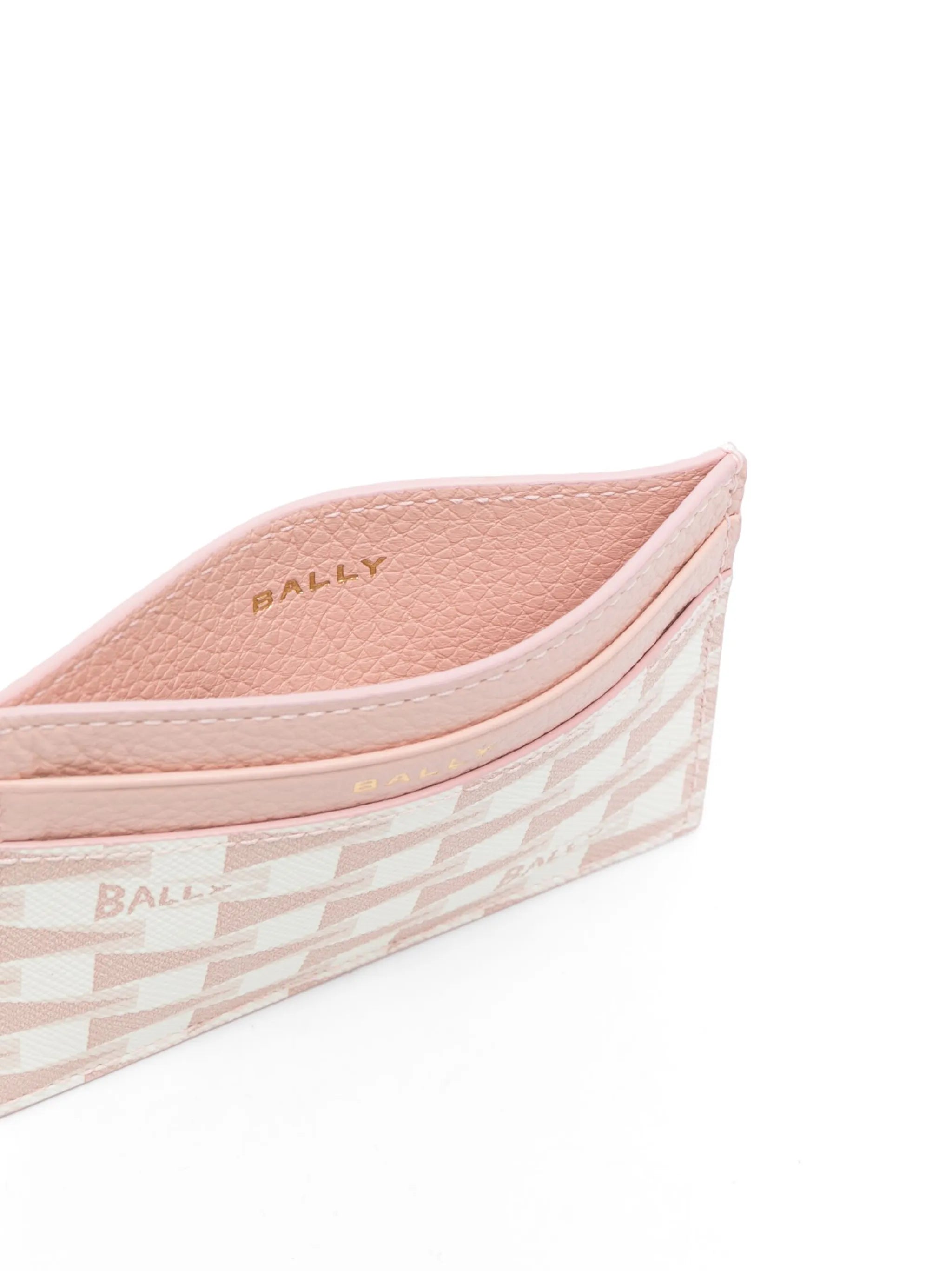 Pennant leather cardholder