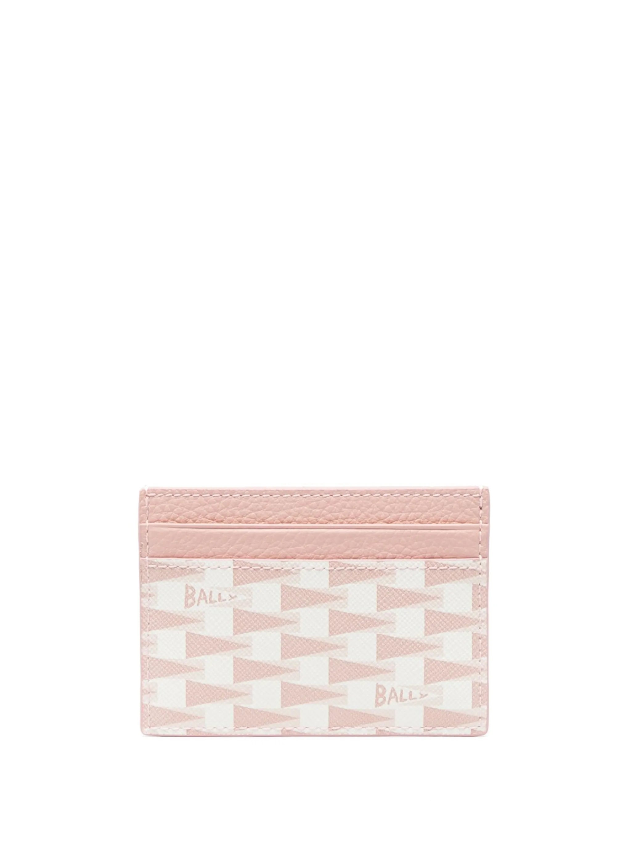 Pennant leather cardholder