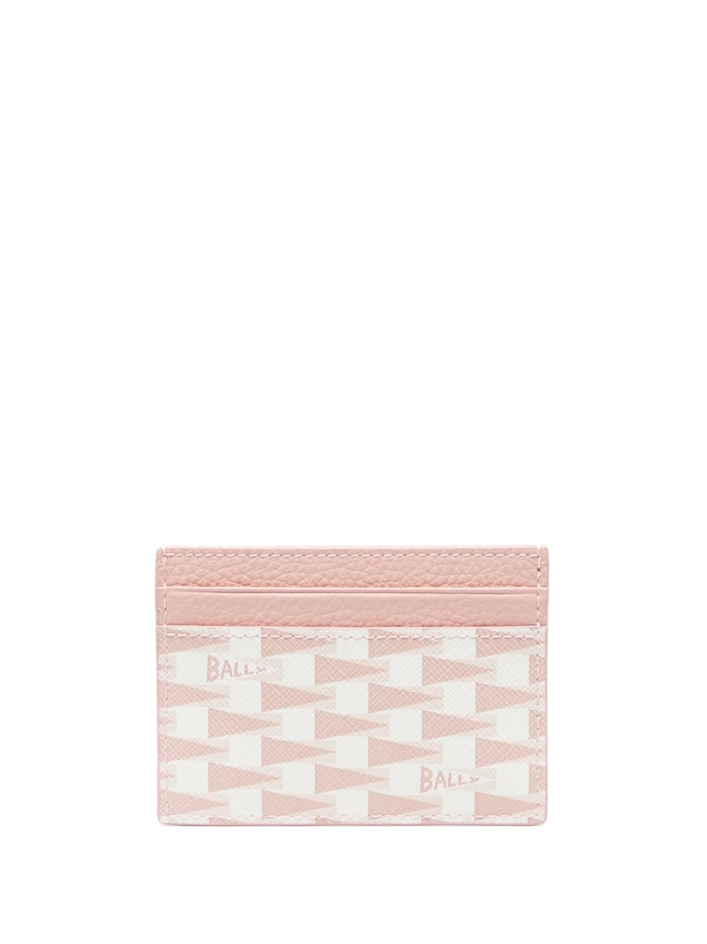Pennant leather cardholder