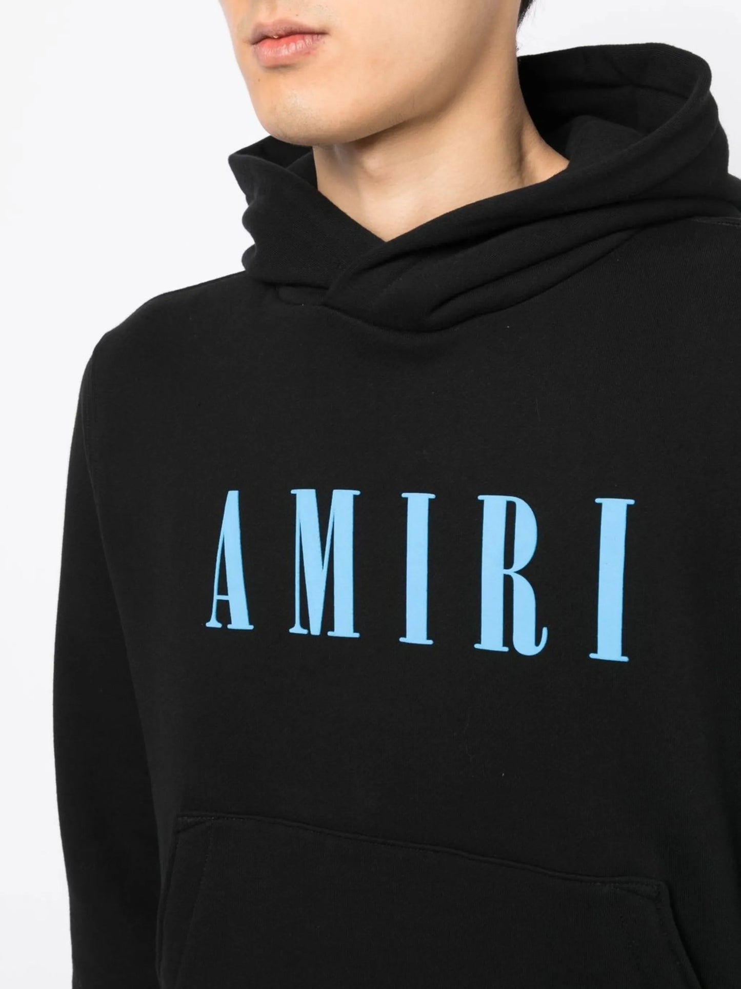 logo-print cotton hoodie