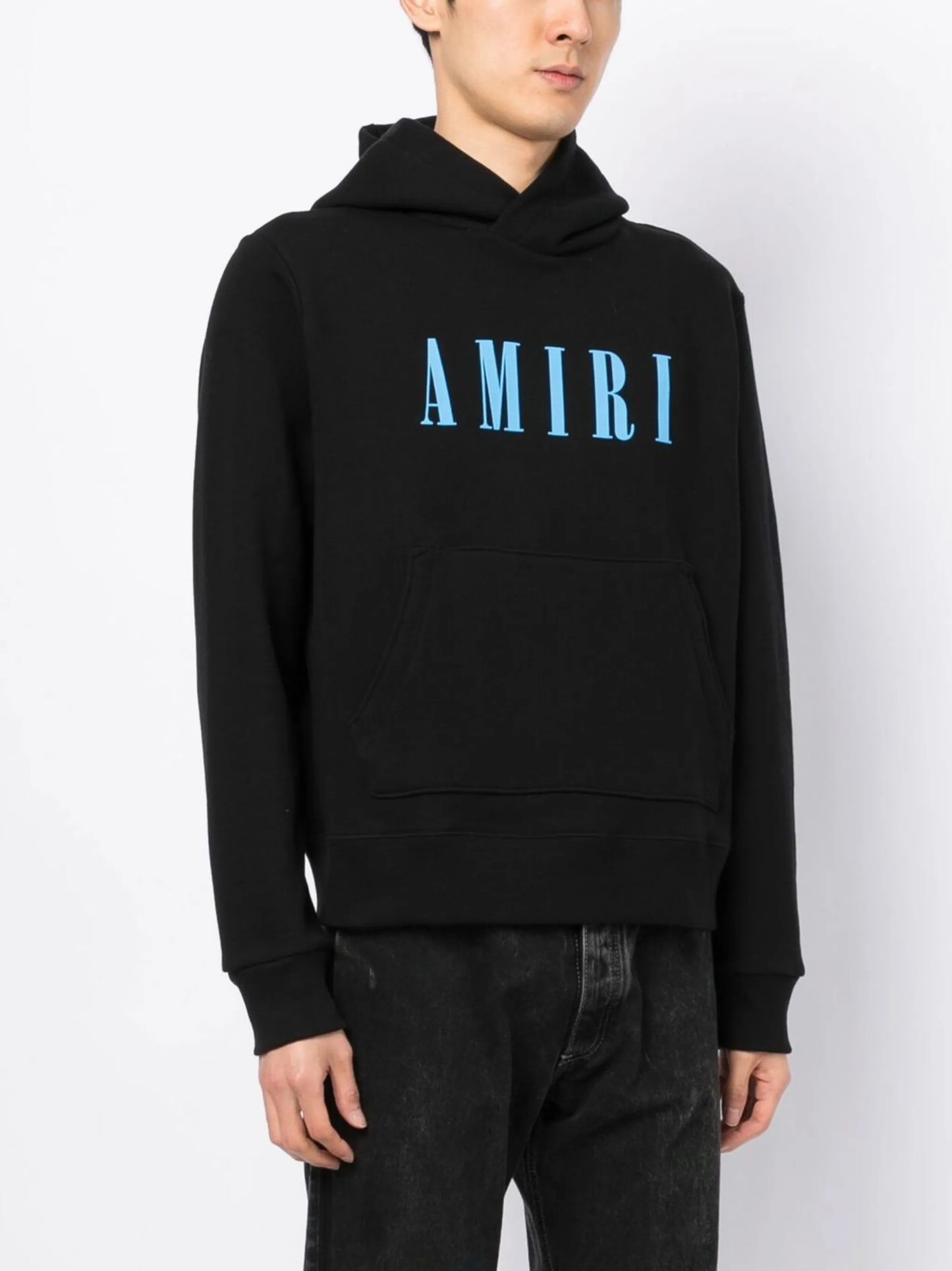 logo-print cotton hoodie