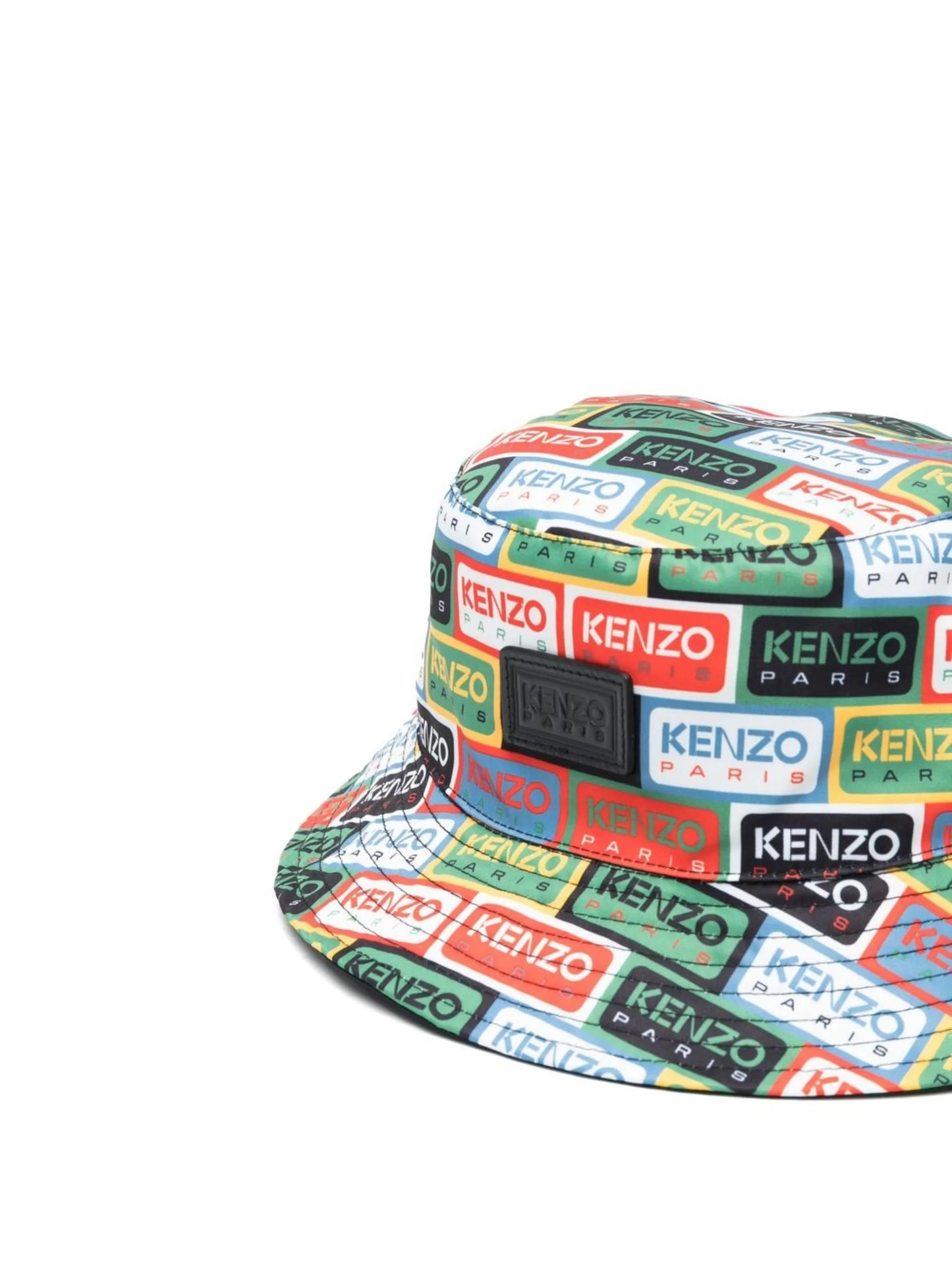 logo-print reversible bucket hat