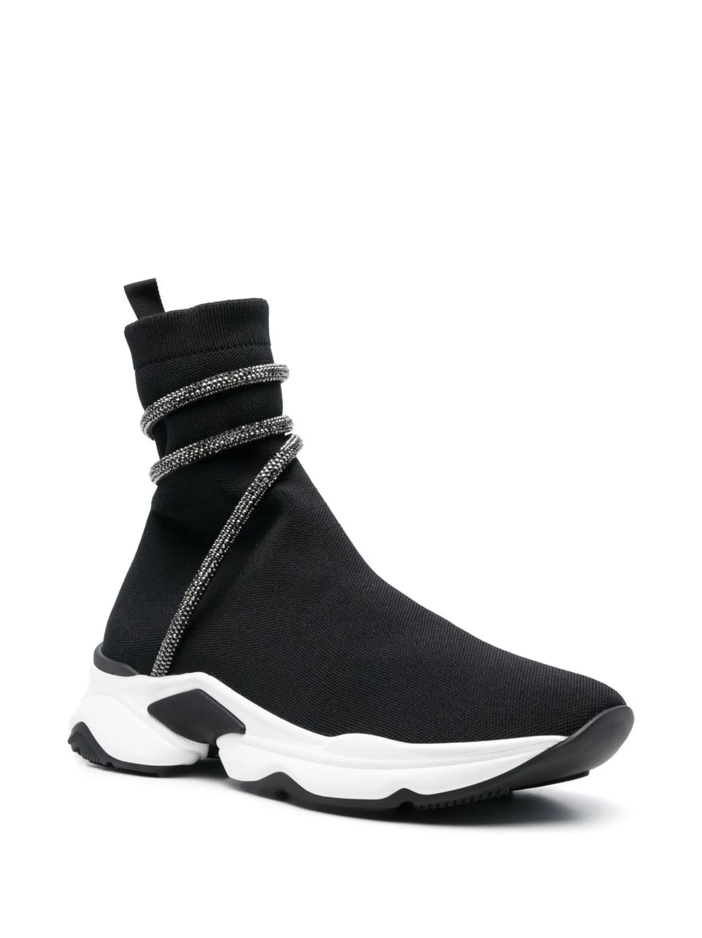 glitter-wrap sock-ankle sneakers