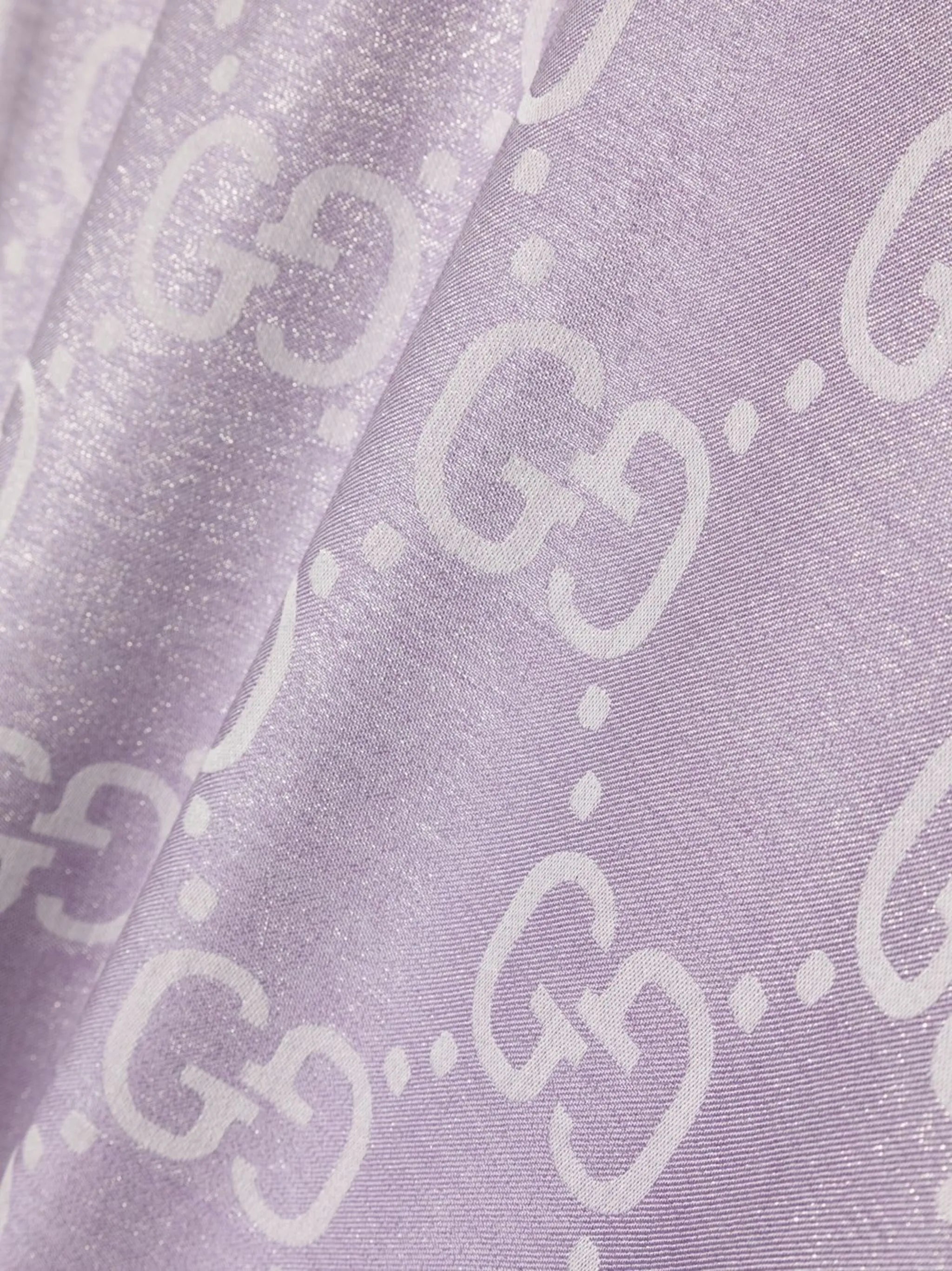 GG monogram metallic scarf