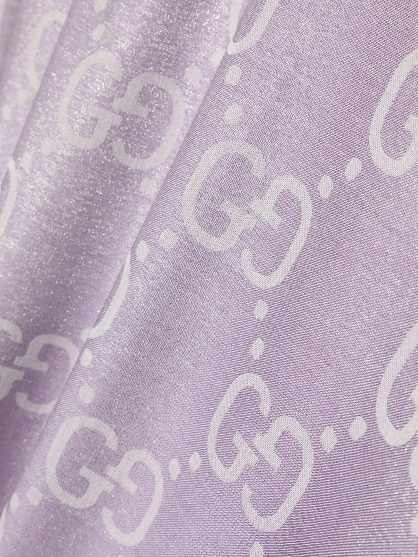 GG monogram metallic scarf