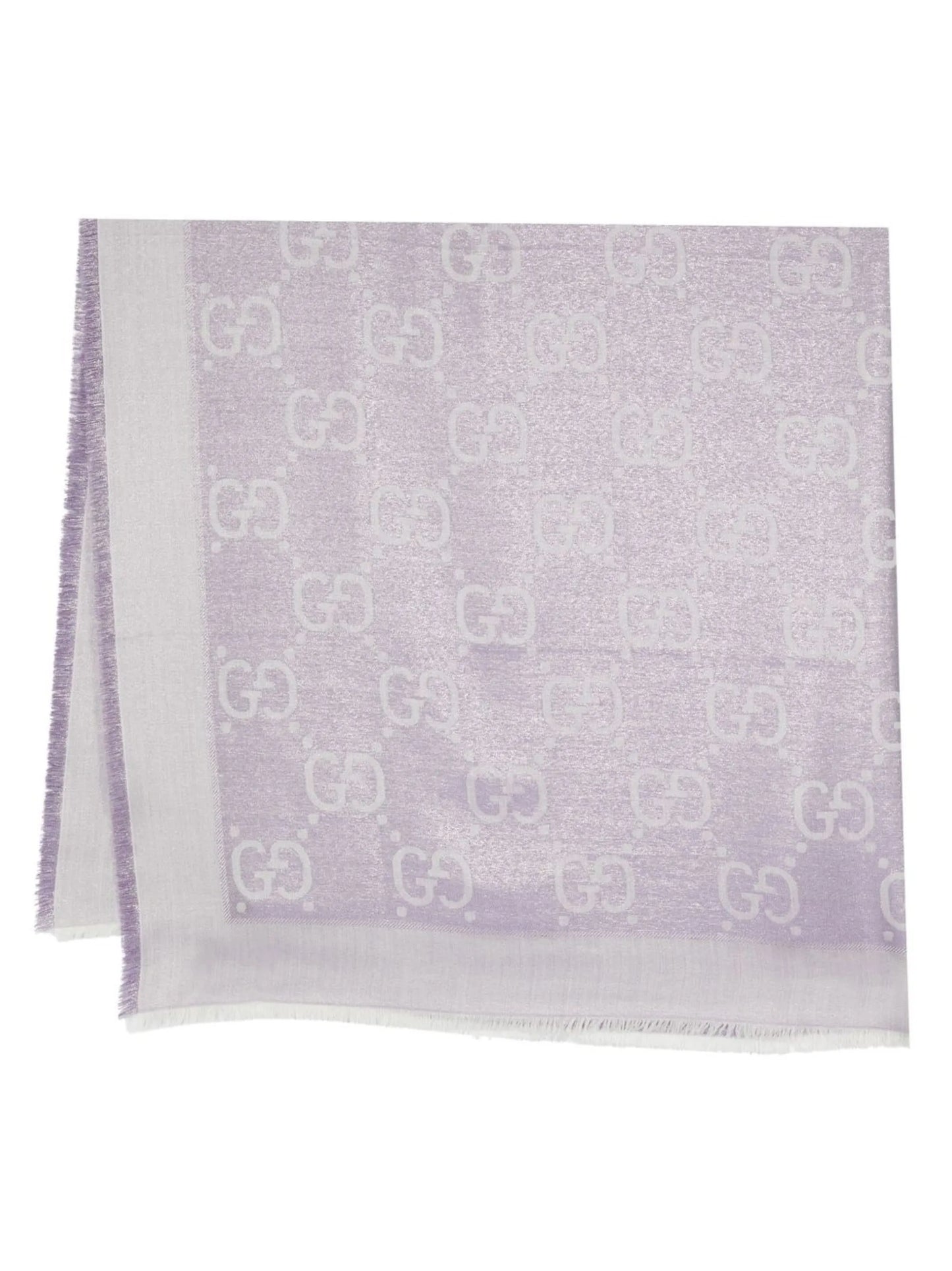 GG monogram metallic scarf