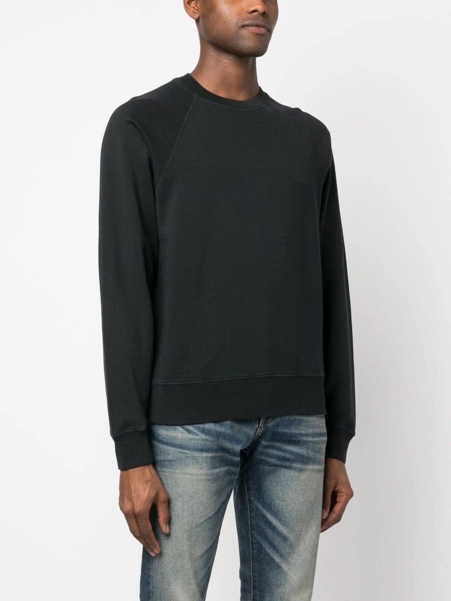 raglan-sleeve crew-neck sweatshirt