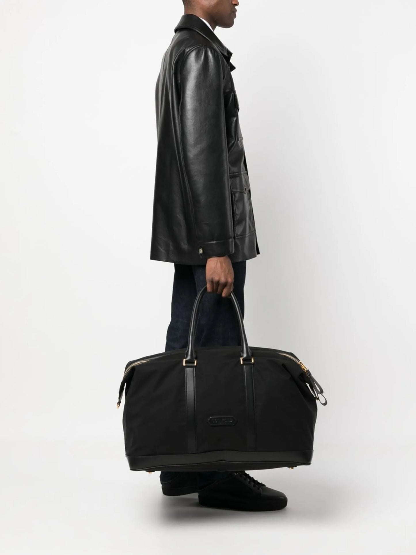 logo-patch holdall bag