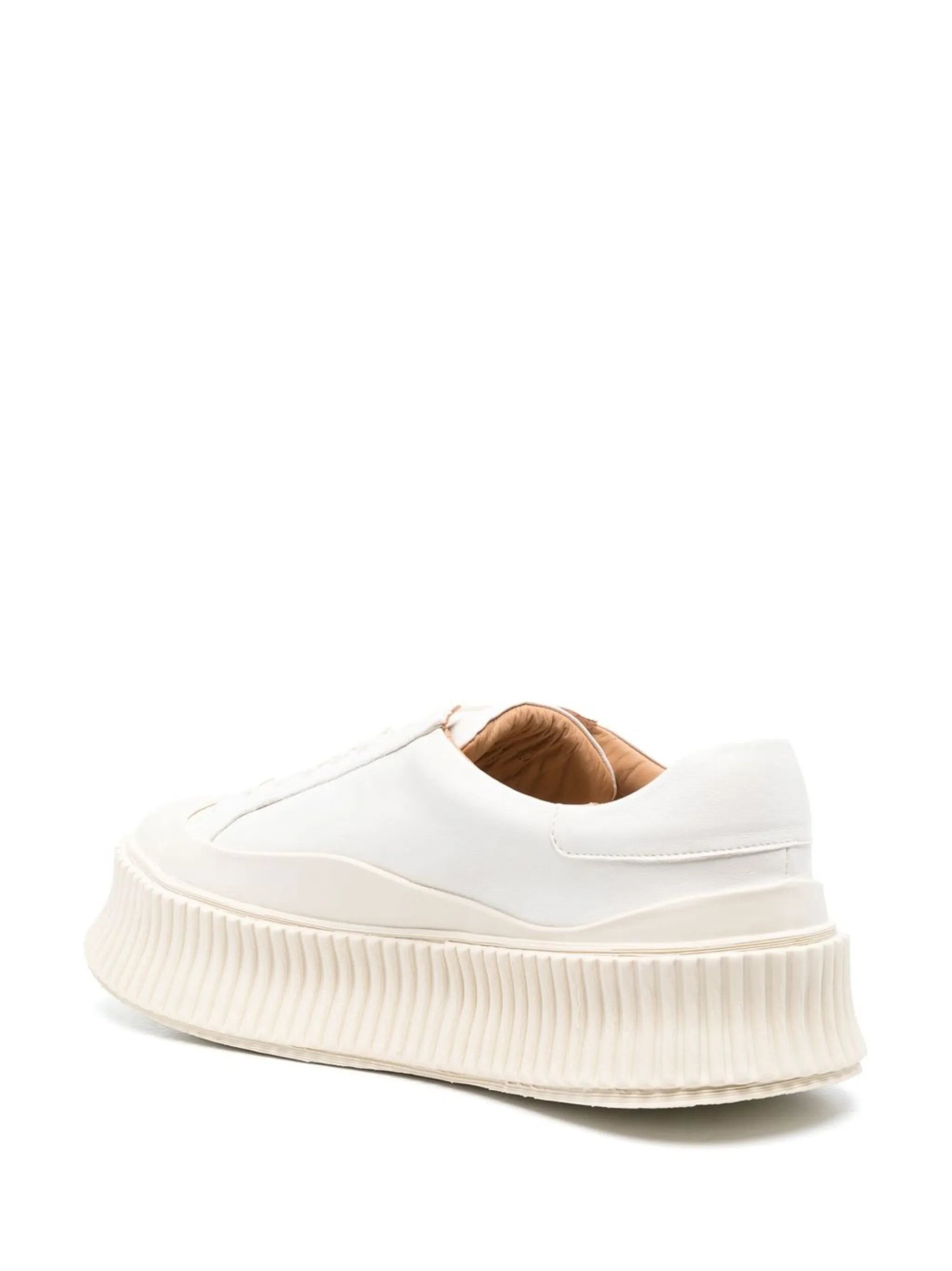 leather flatform sneakers