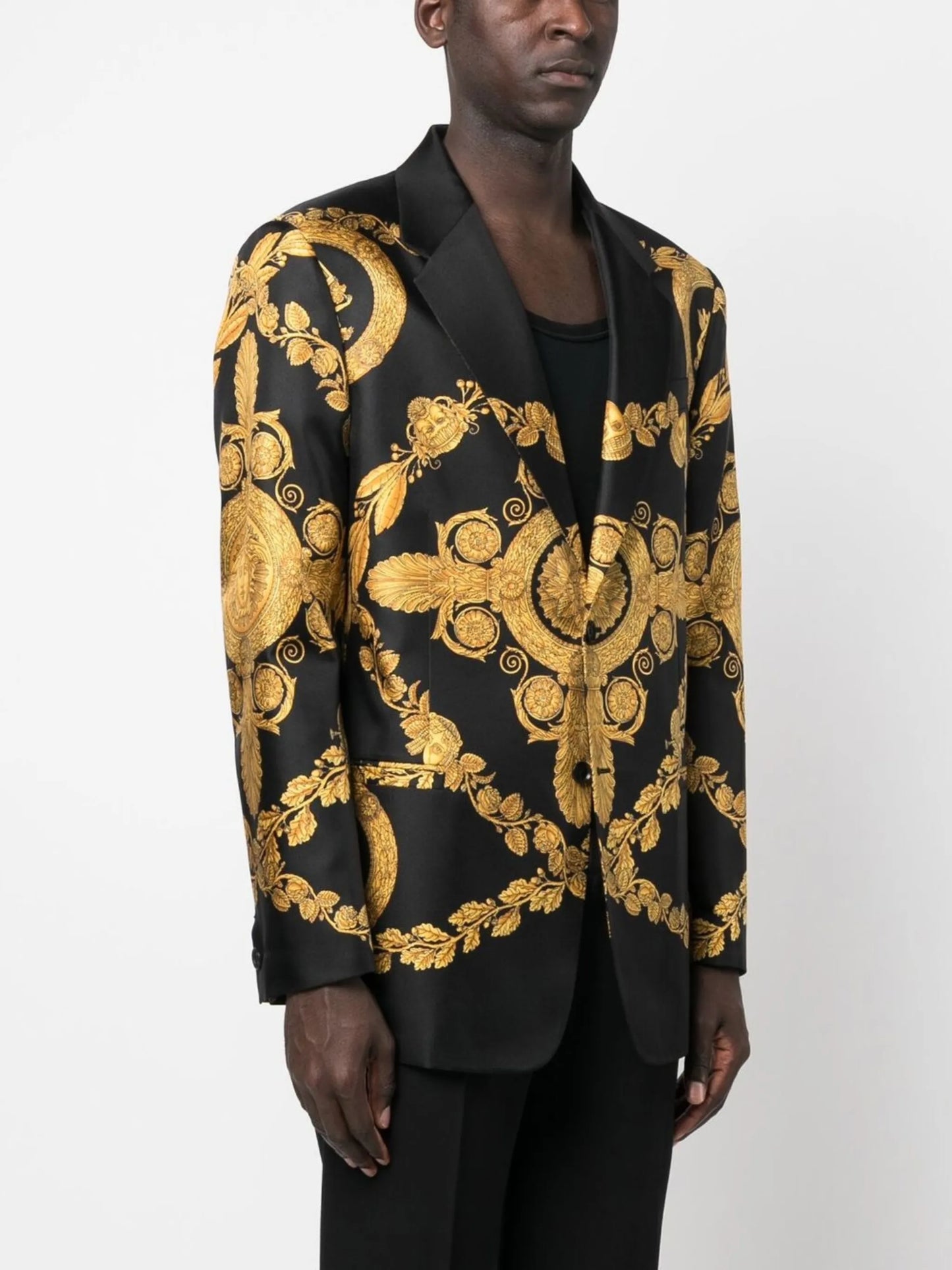 Maschera Baroque print blazer