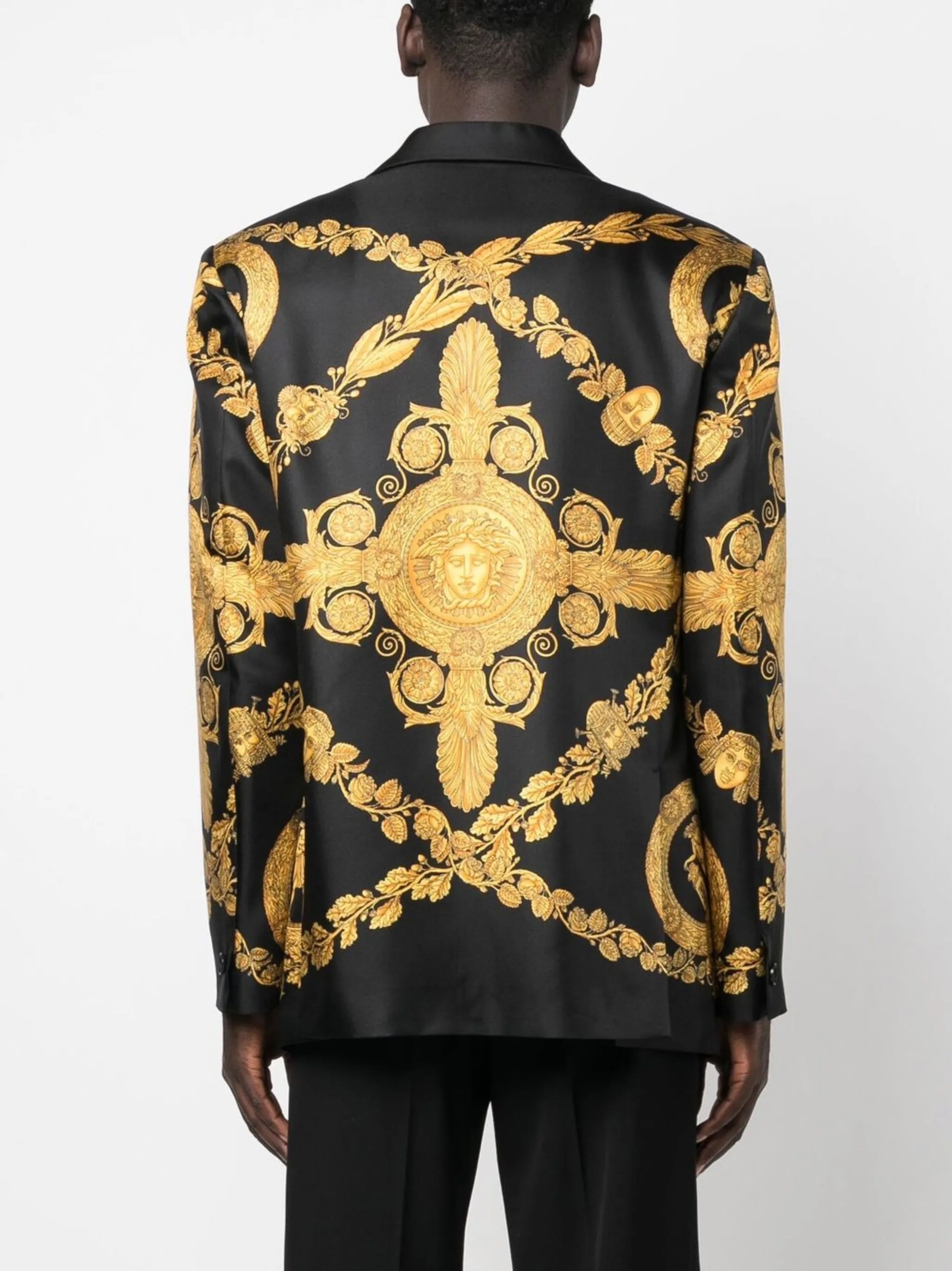 Maschera Baroque print blazer