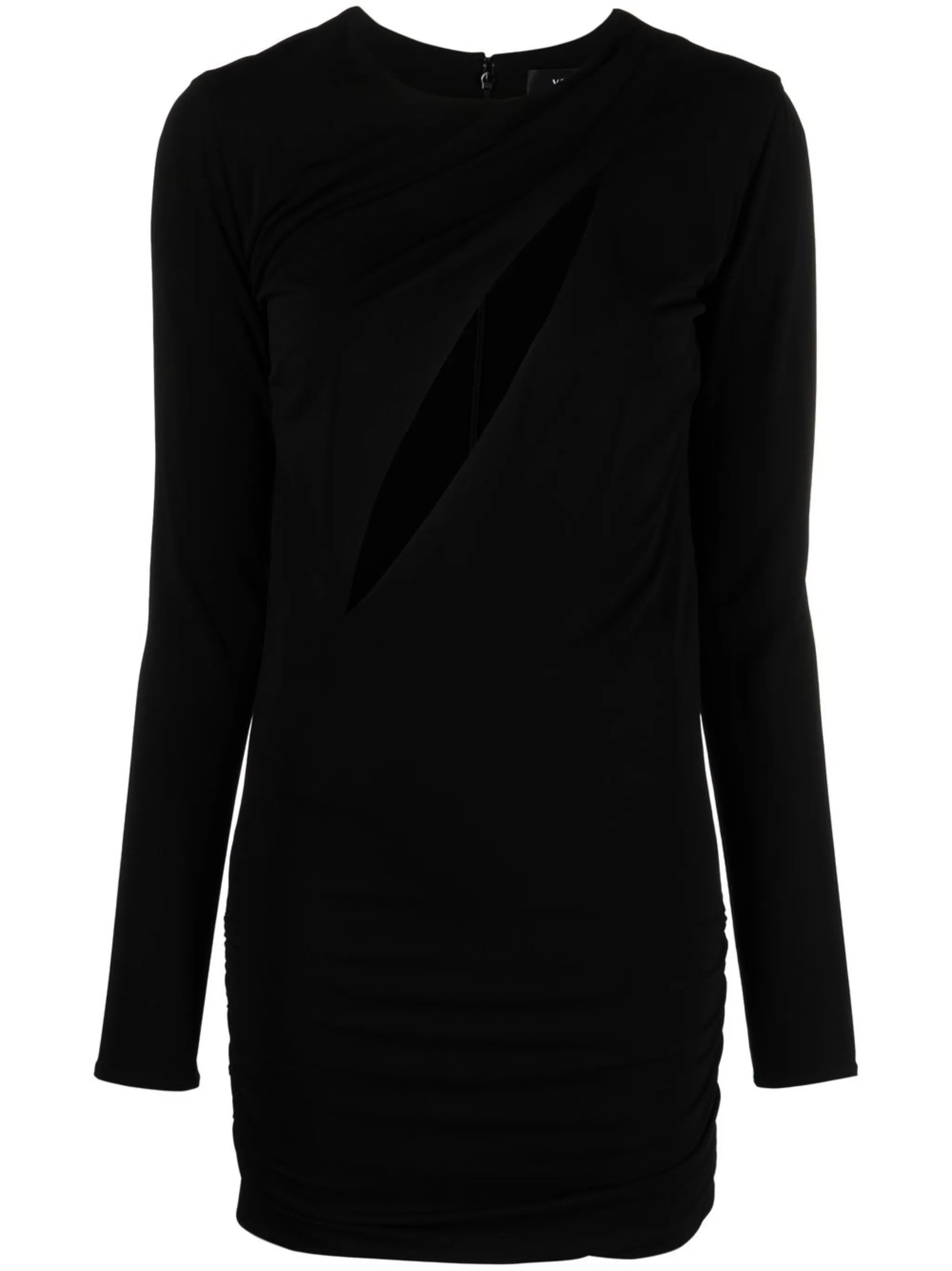 cut-out long sleeves dress