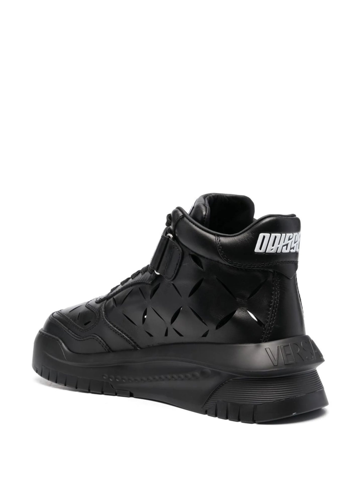 high-top leather sneakers