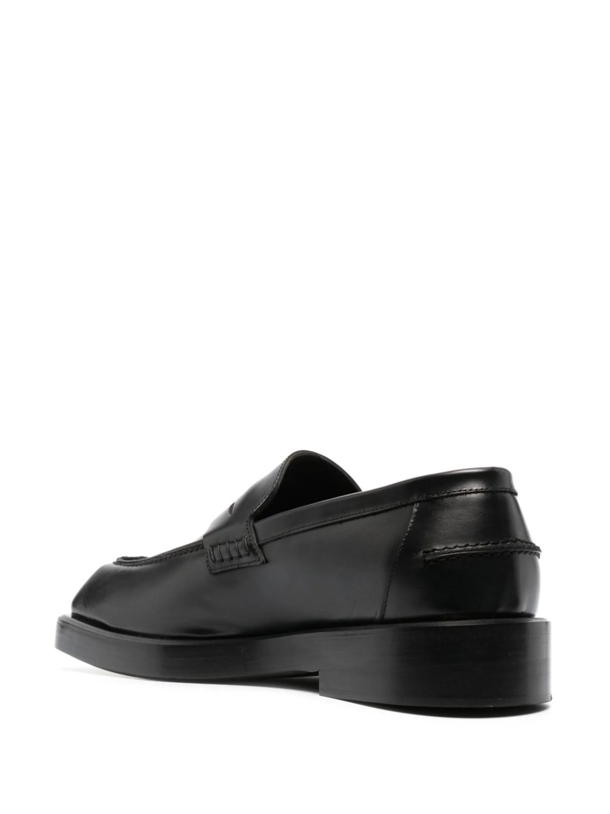 logo-plaque detail loafers