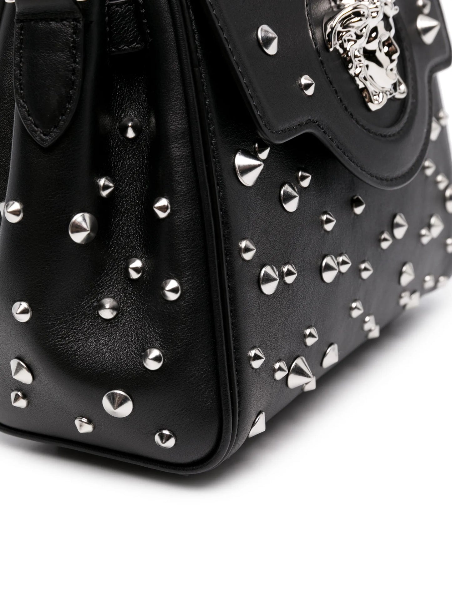 small La Medusa studded top-handle bag