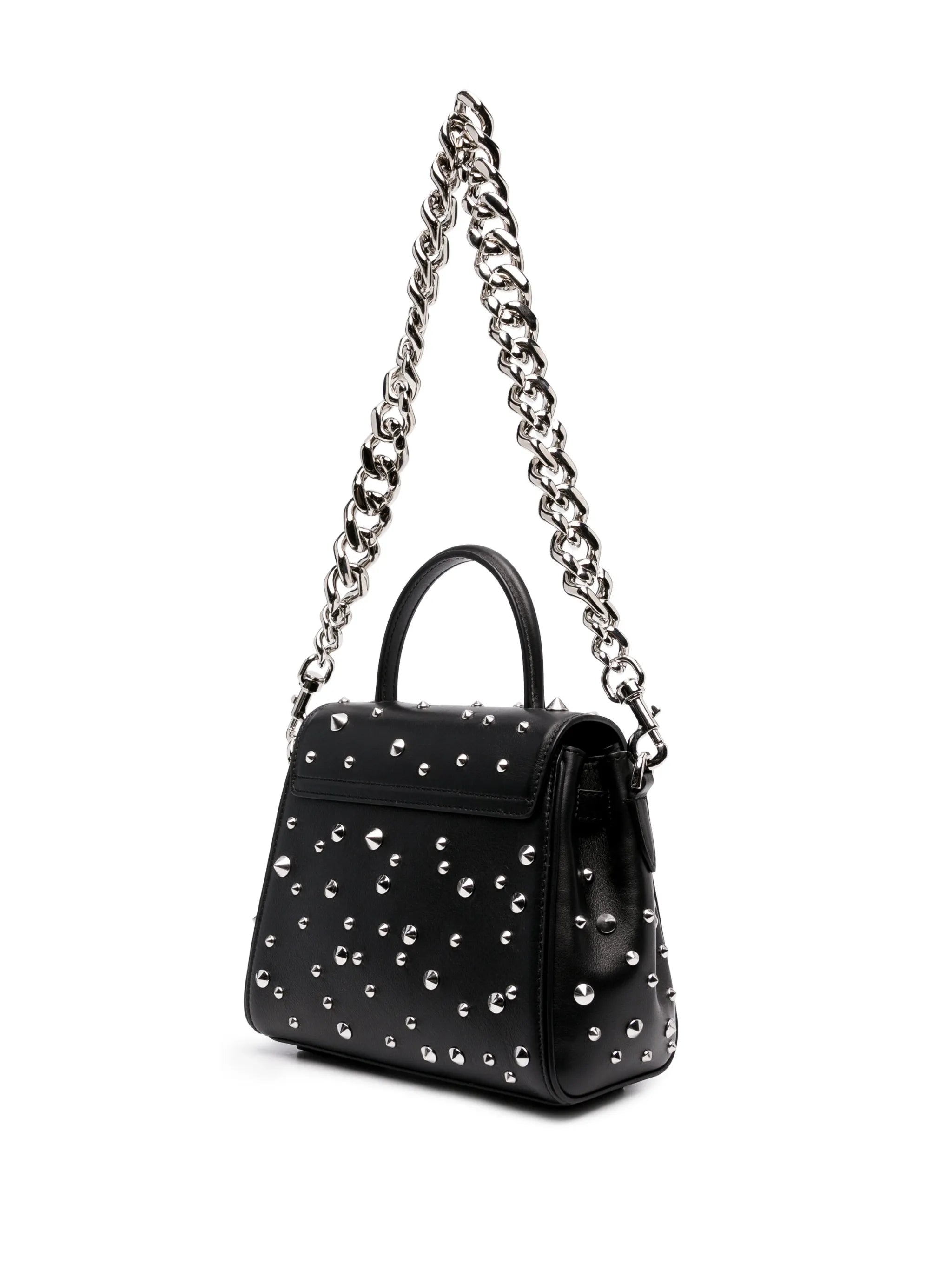 small La Medusa studded top-handle bag
