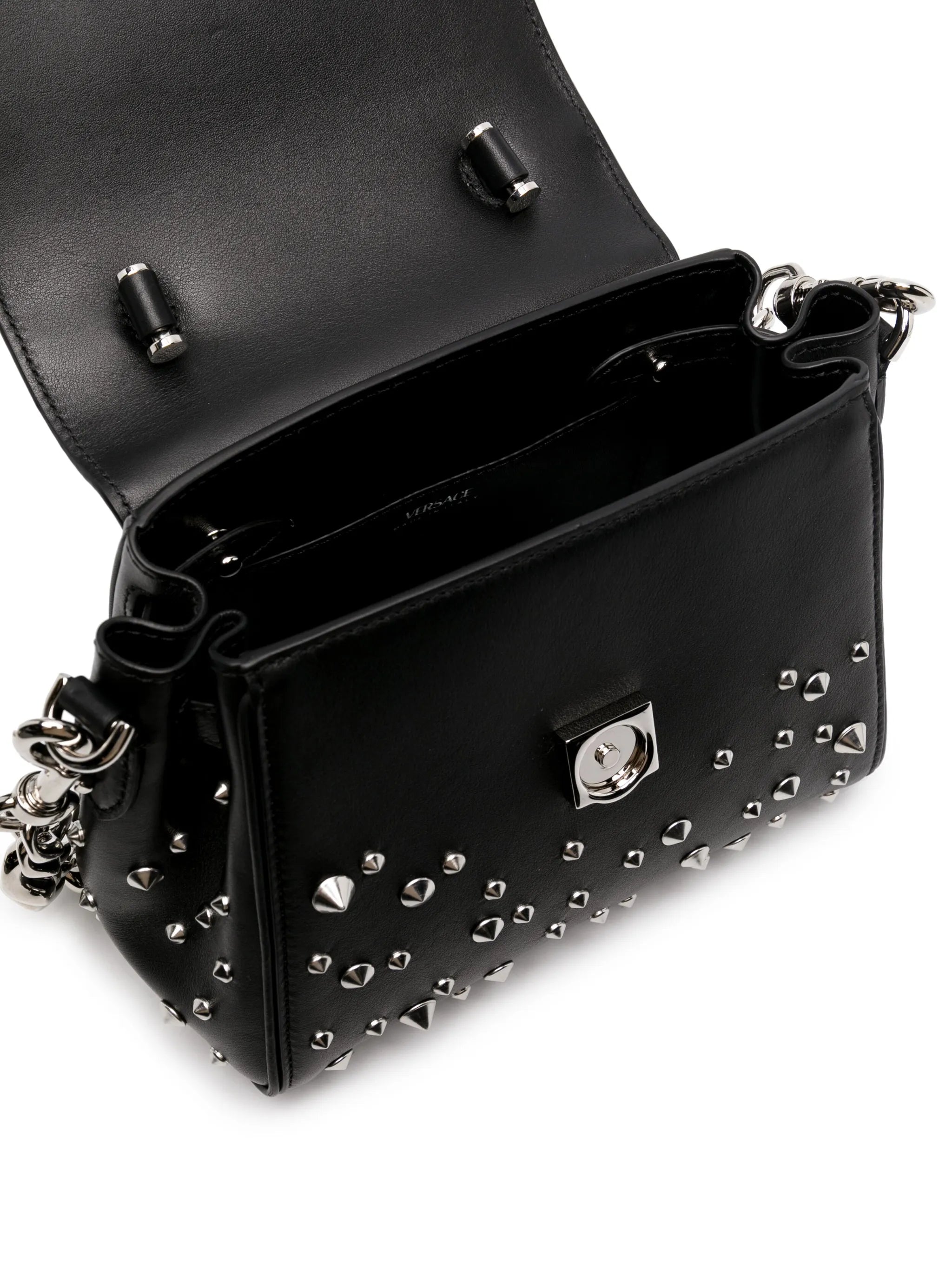 small La Medusa studded top-handle bag