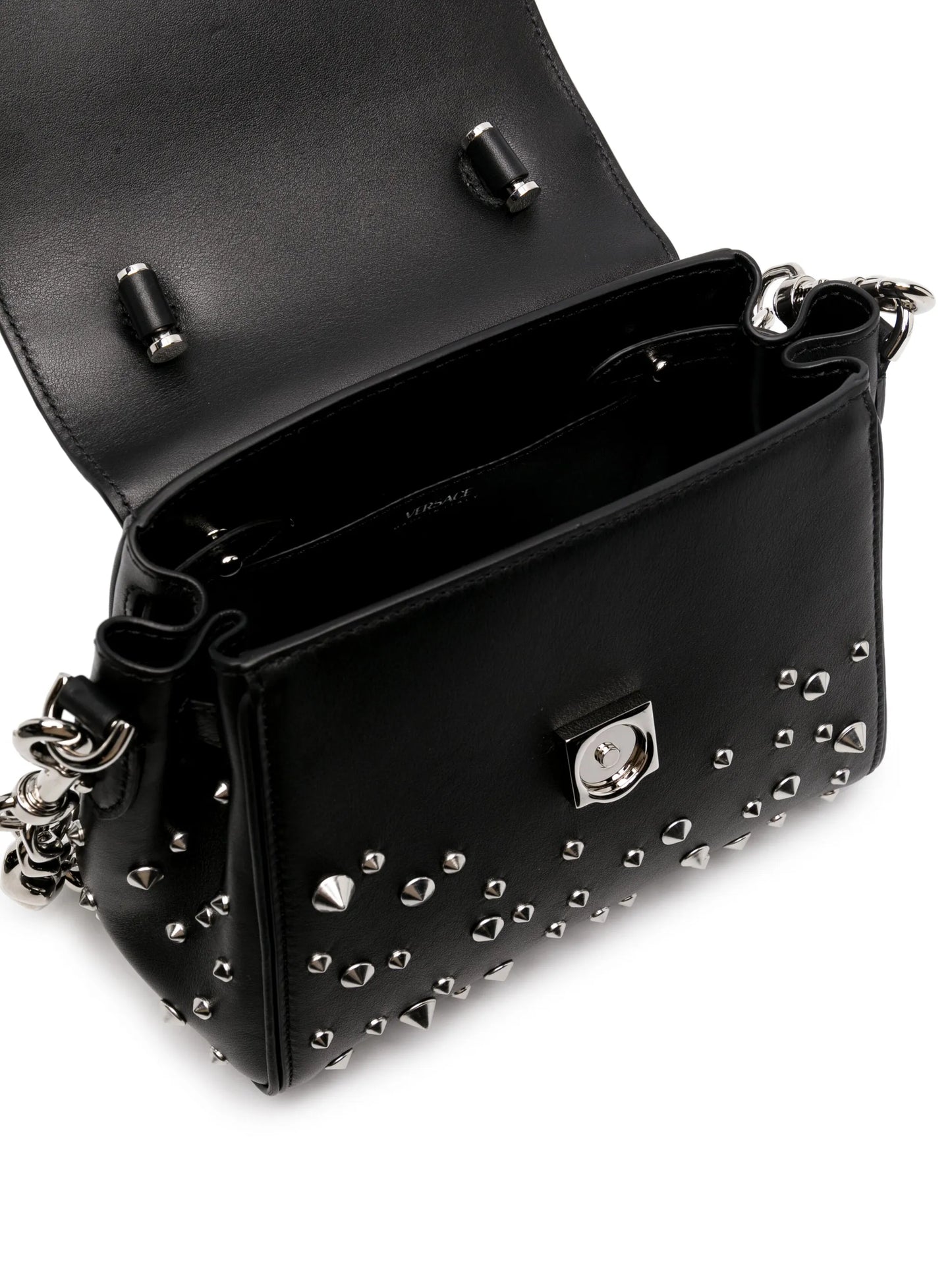 small La Medusa studded top-handle bag