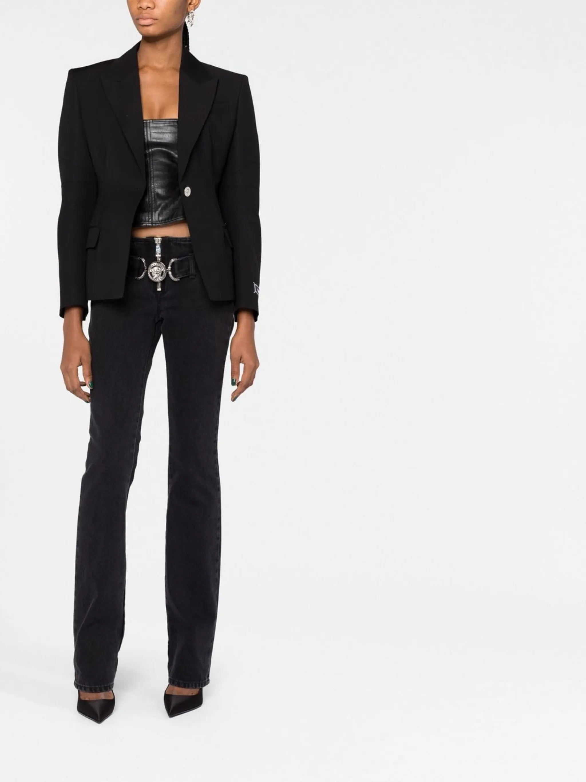 Medusa Head flared jeans