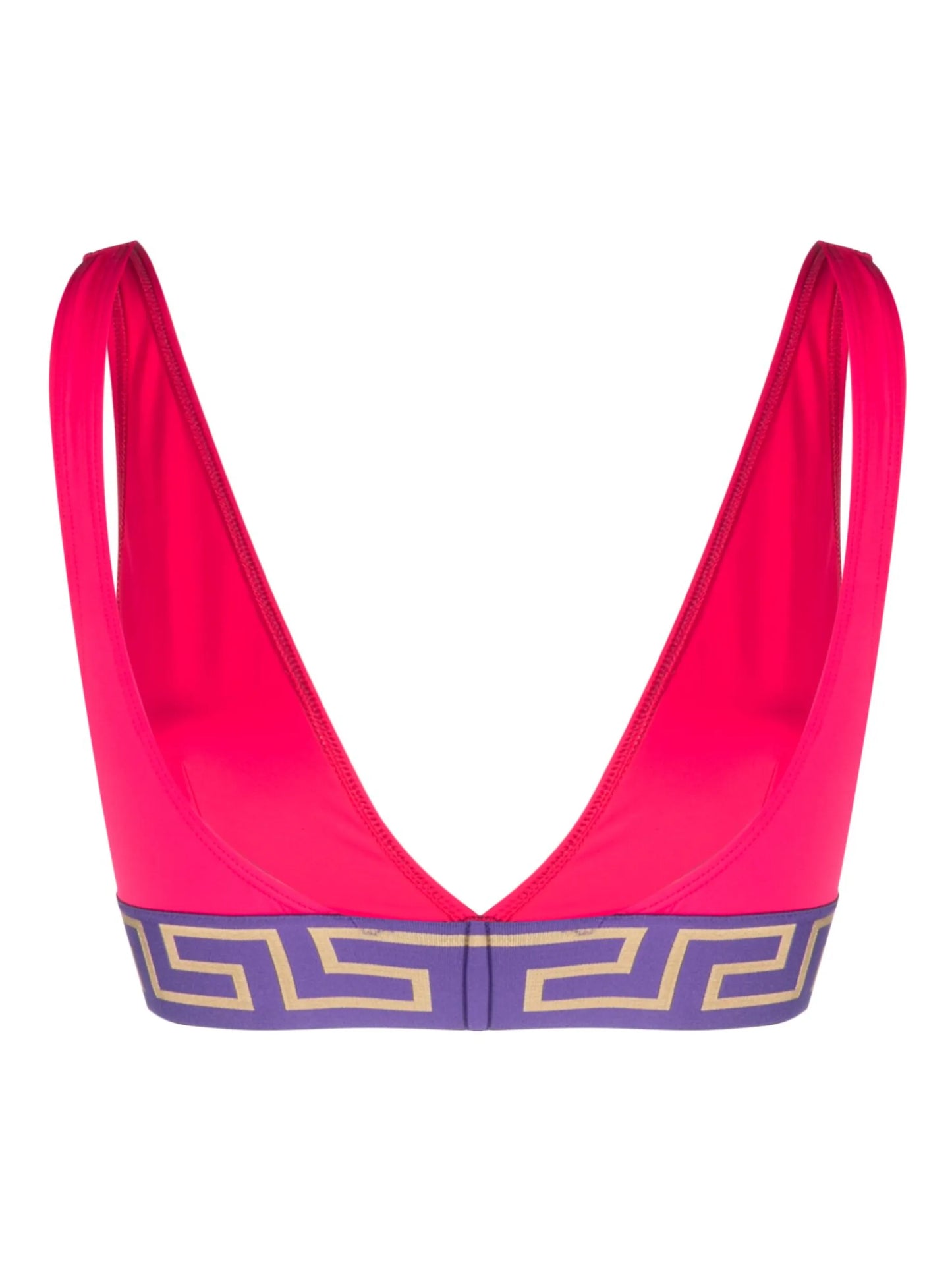 Greca triangle bikini top