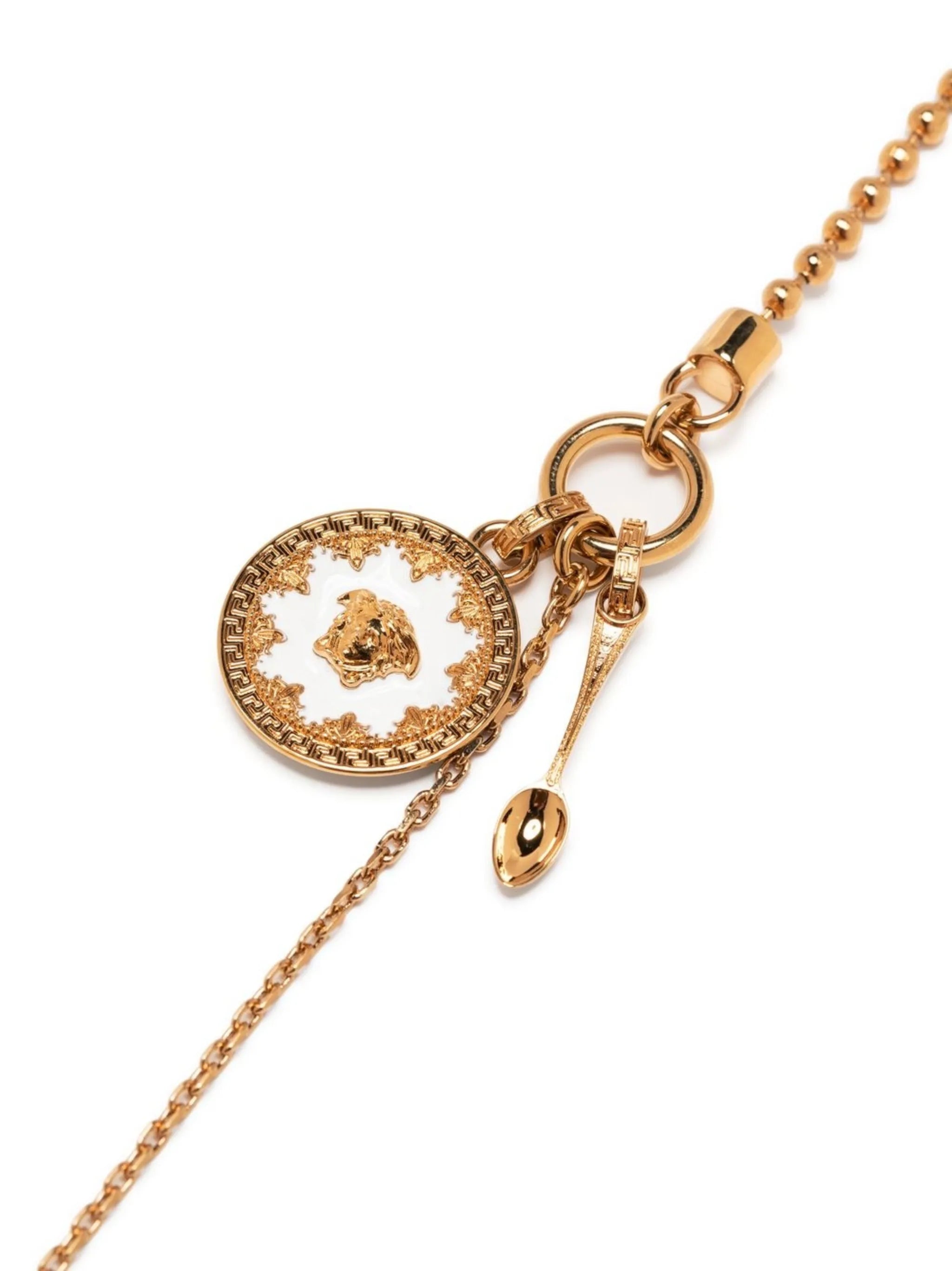 golden-detailed necklace