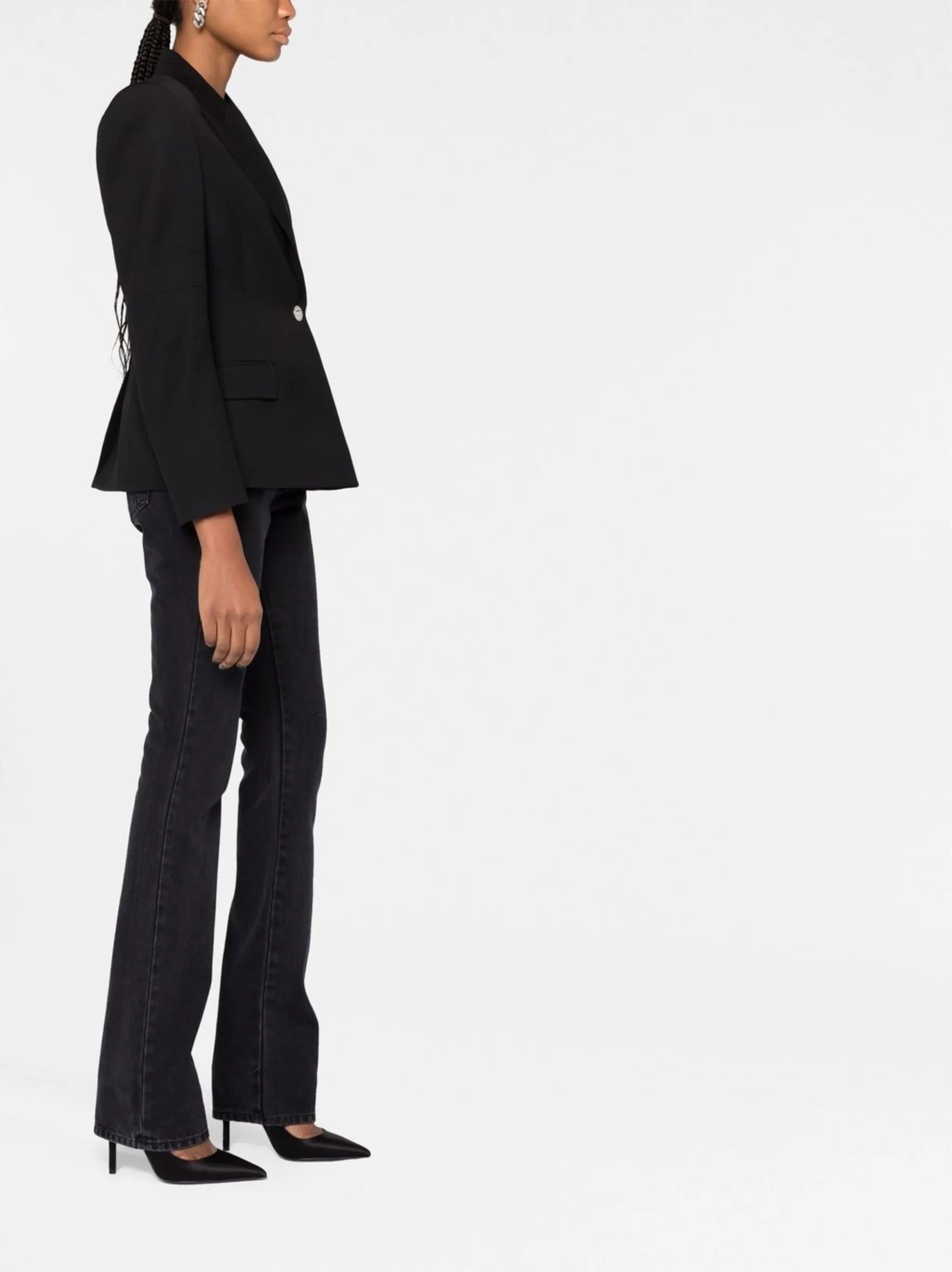 single-breasted tailored blazer
