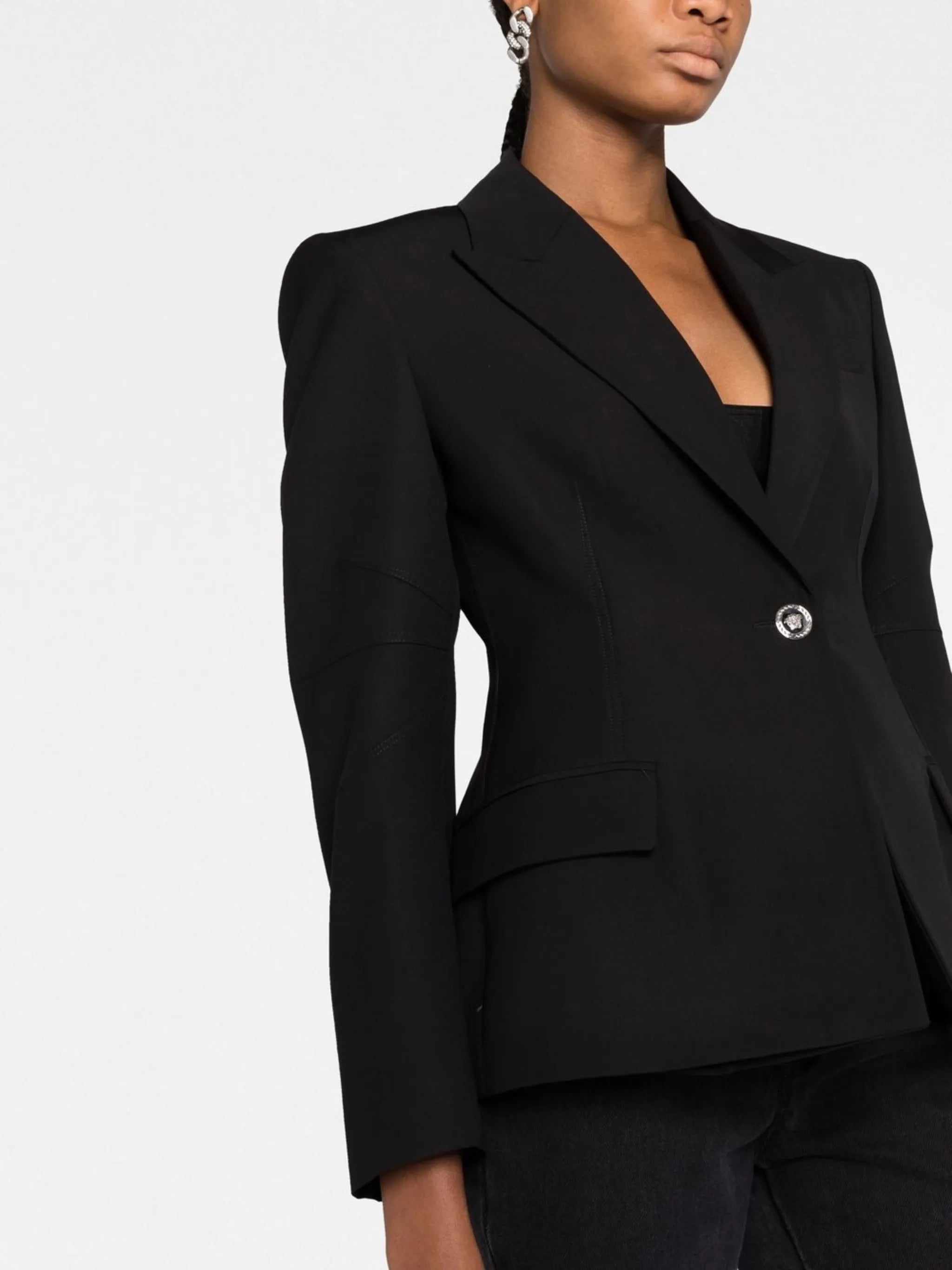 single-breasted tailored blazer