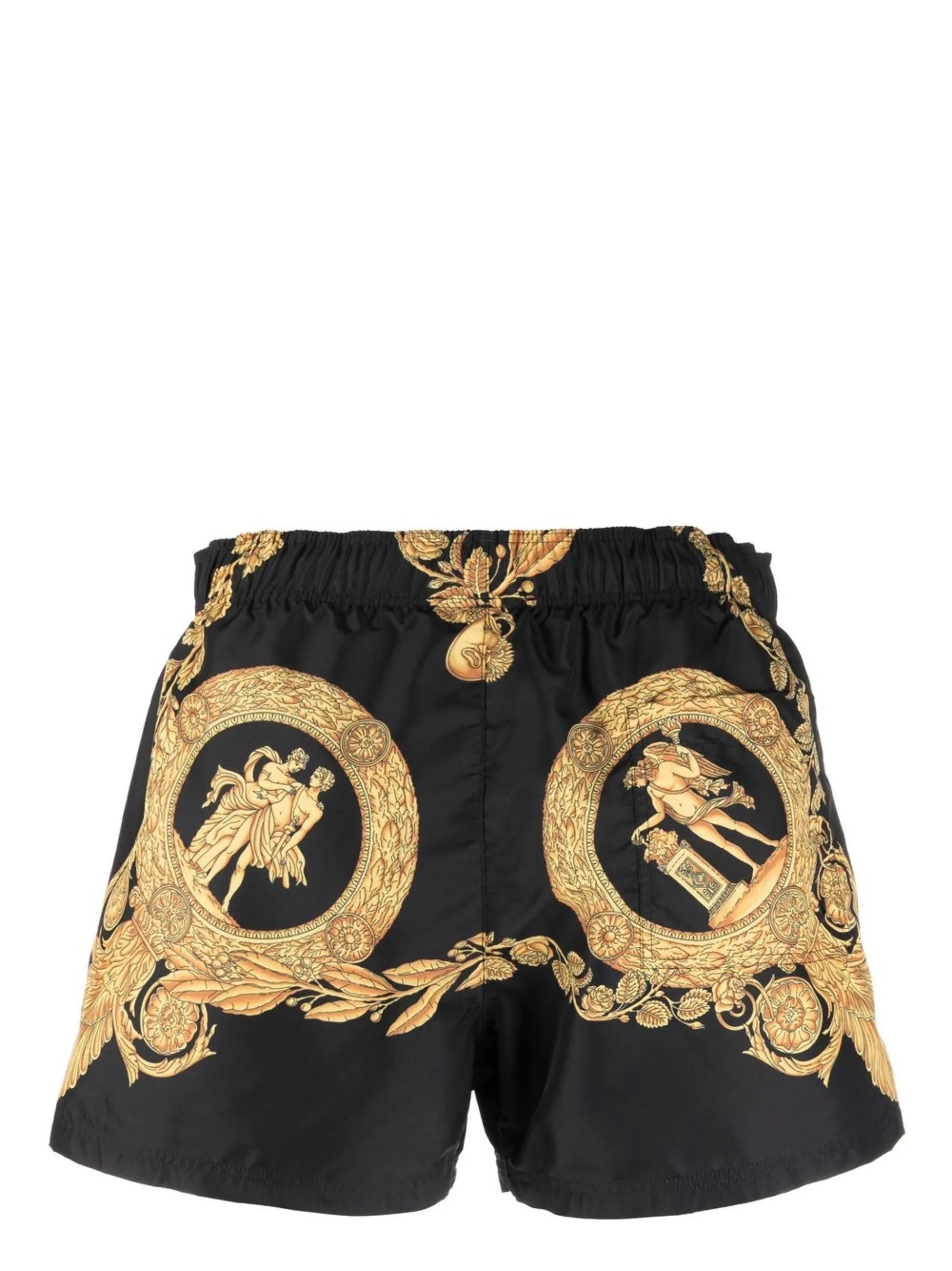 baroque-print swim shorts