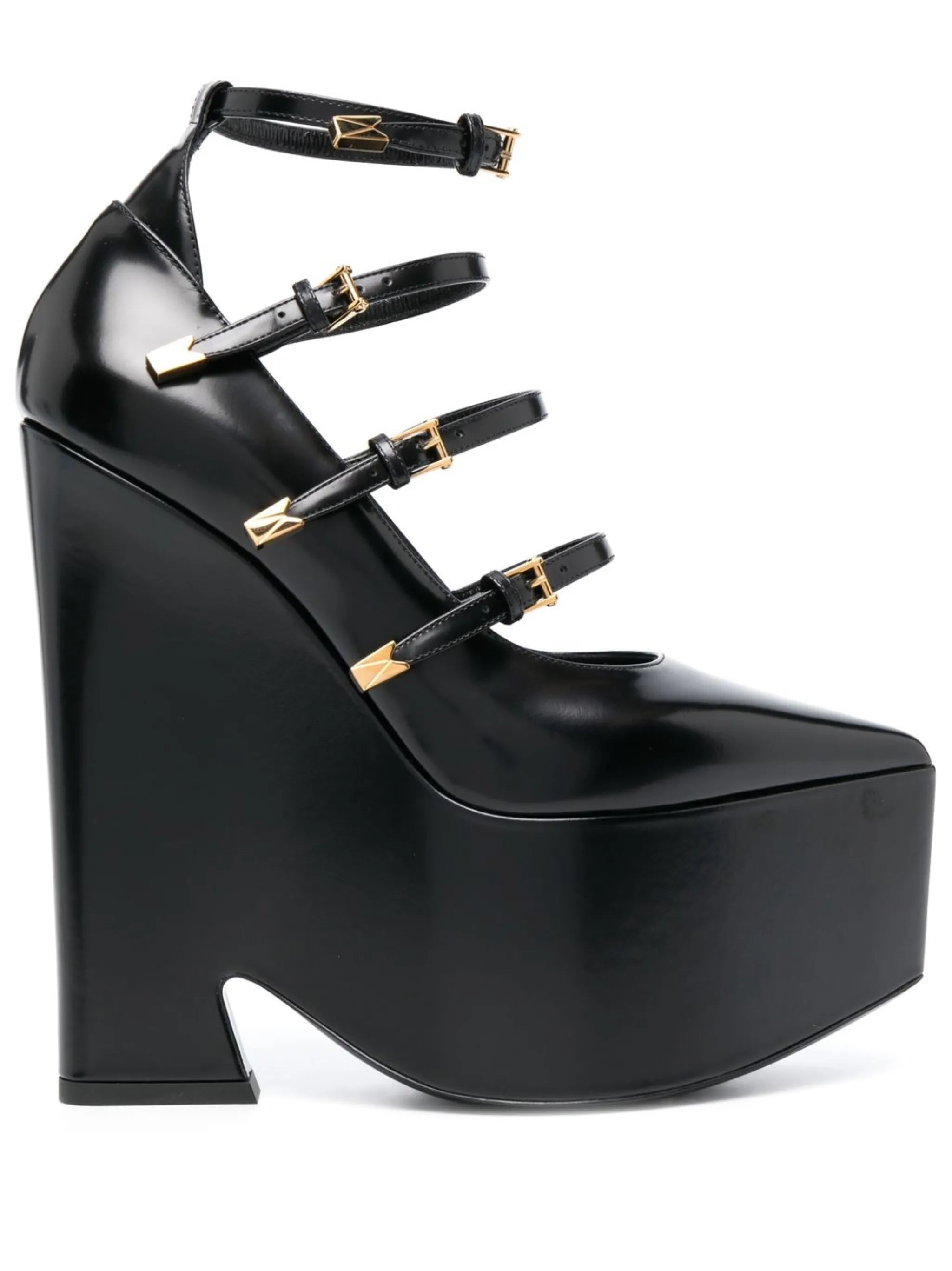 Tempest calf-leather platform pumps
