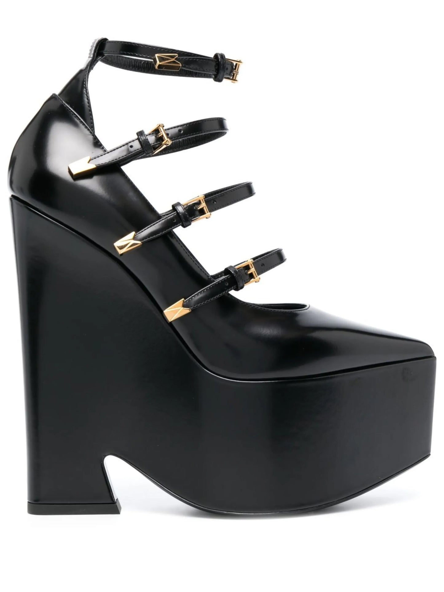 Tempest calf-leather platform pumps