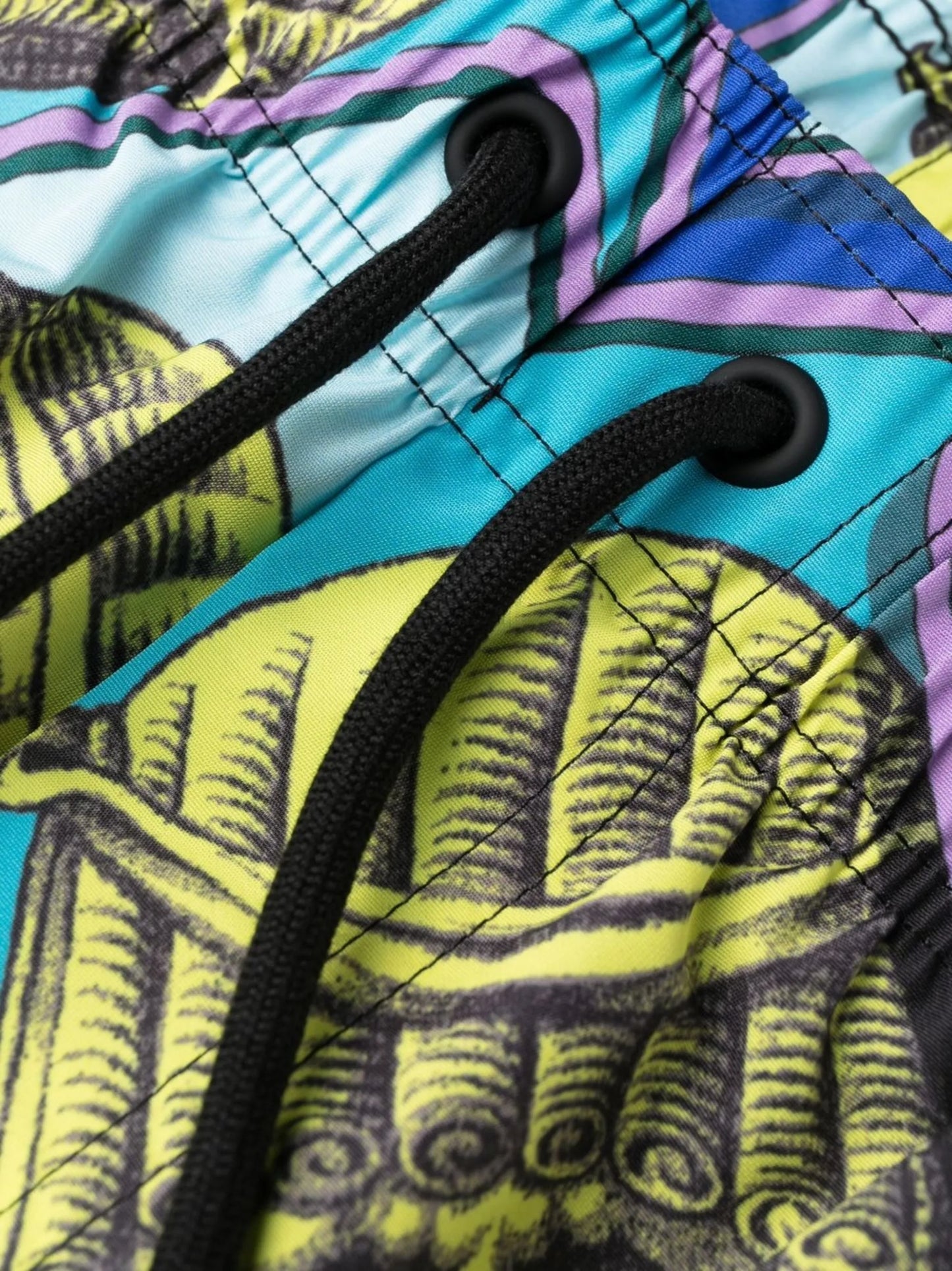 Le Maschere-print swim shorts
