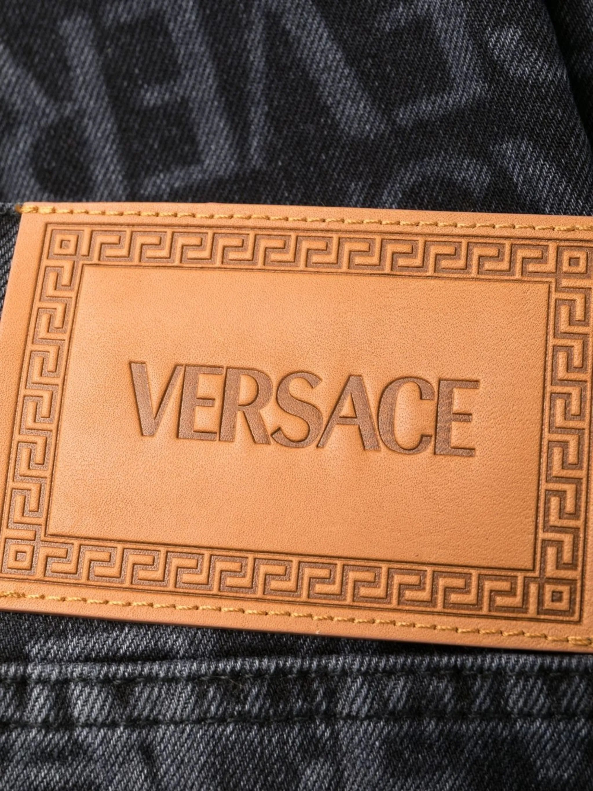 Versace Allover straight-leg jeans