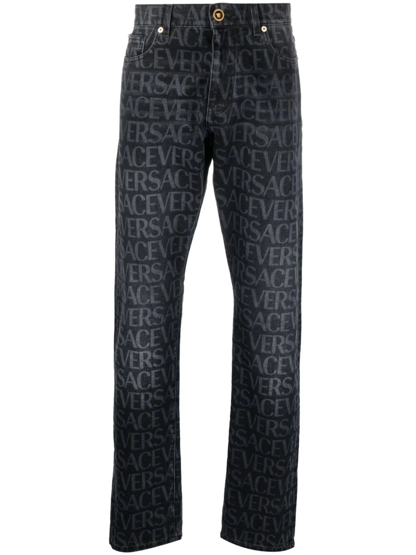 Versace Allover straight-leg jeans
