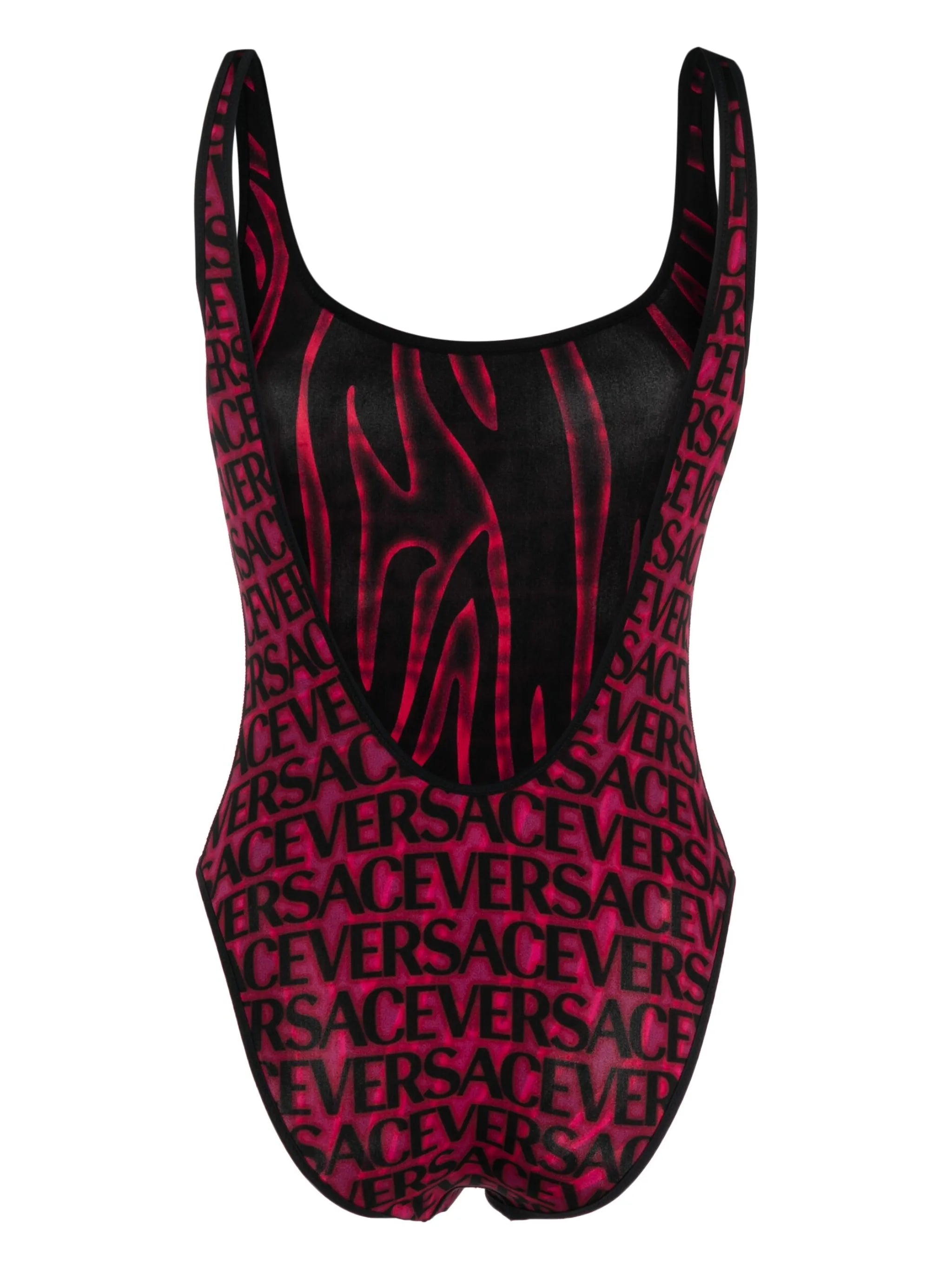 reversible open-back swimsuit