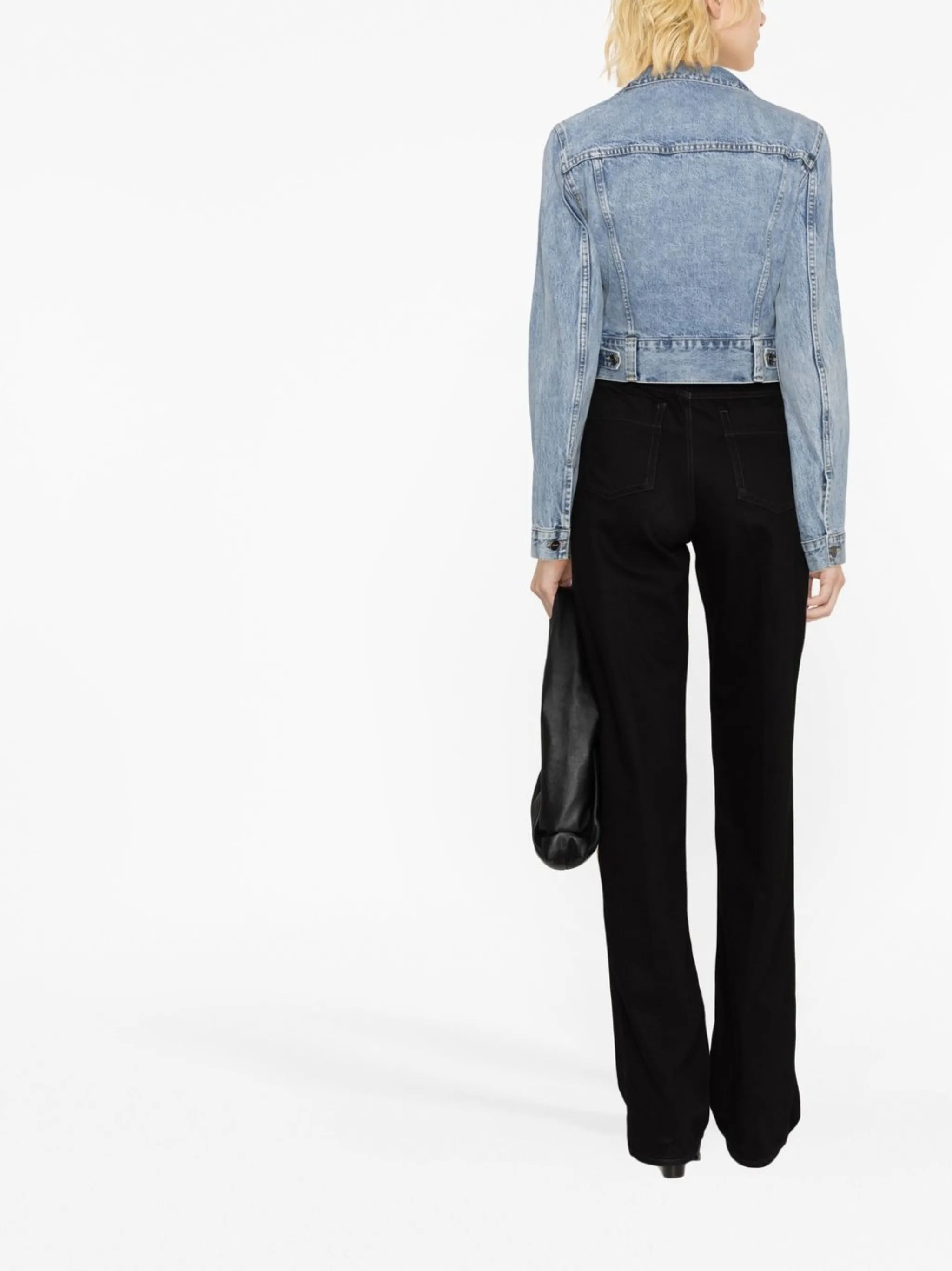 Rizzo cropped denim jacket