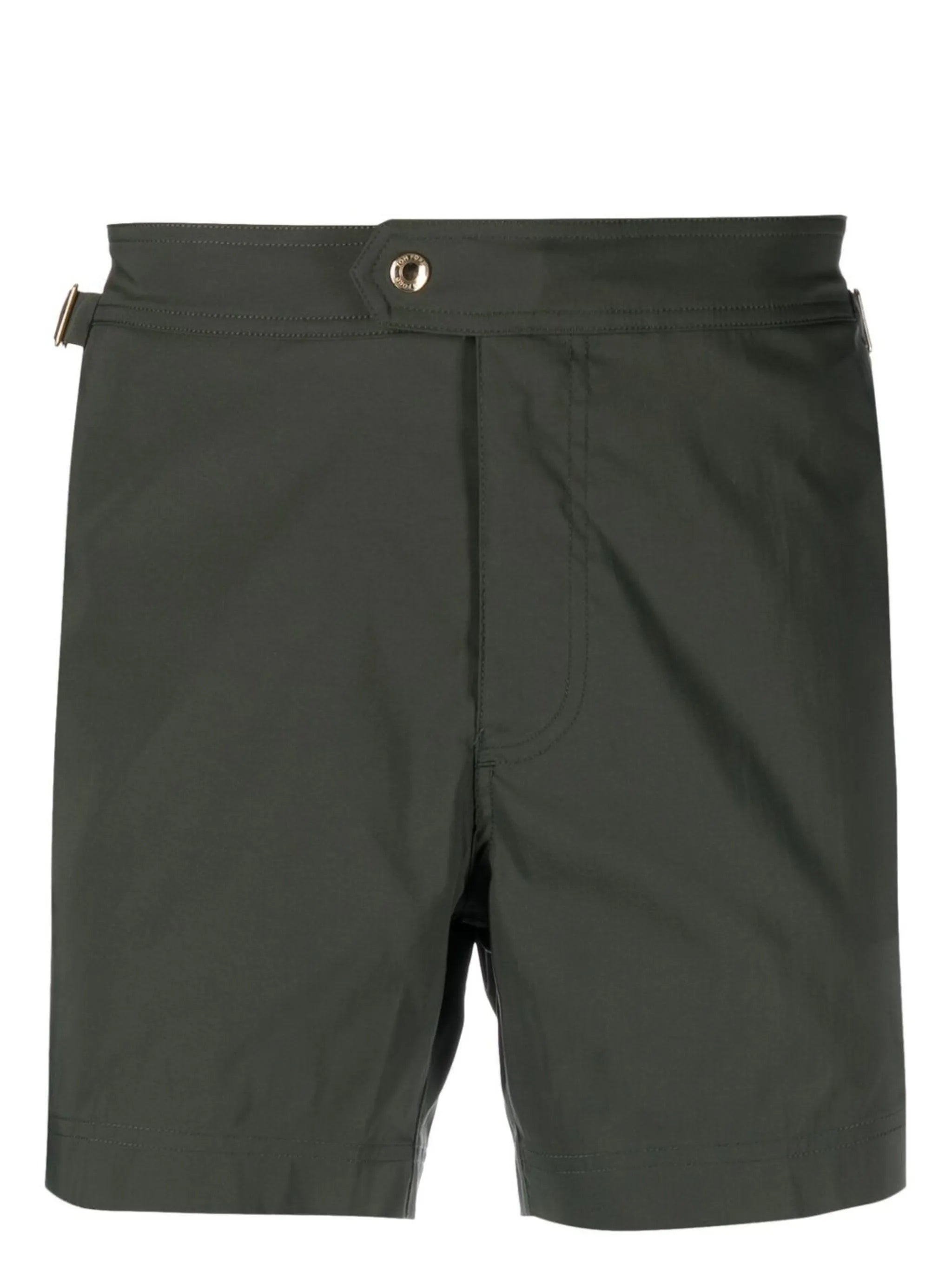 slim-cut swim shorts