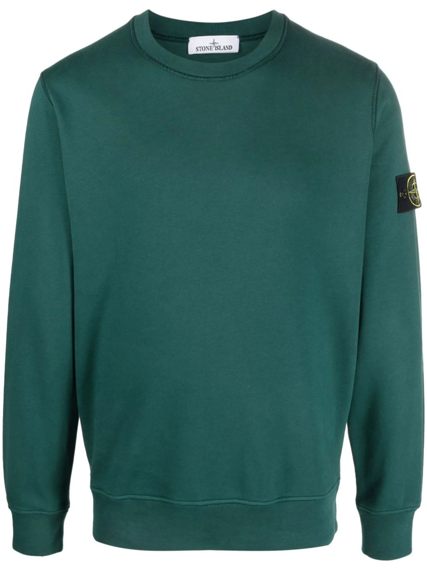 Compass-patch crew-neck sweatshirt