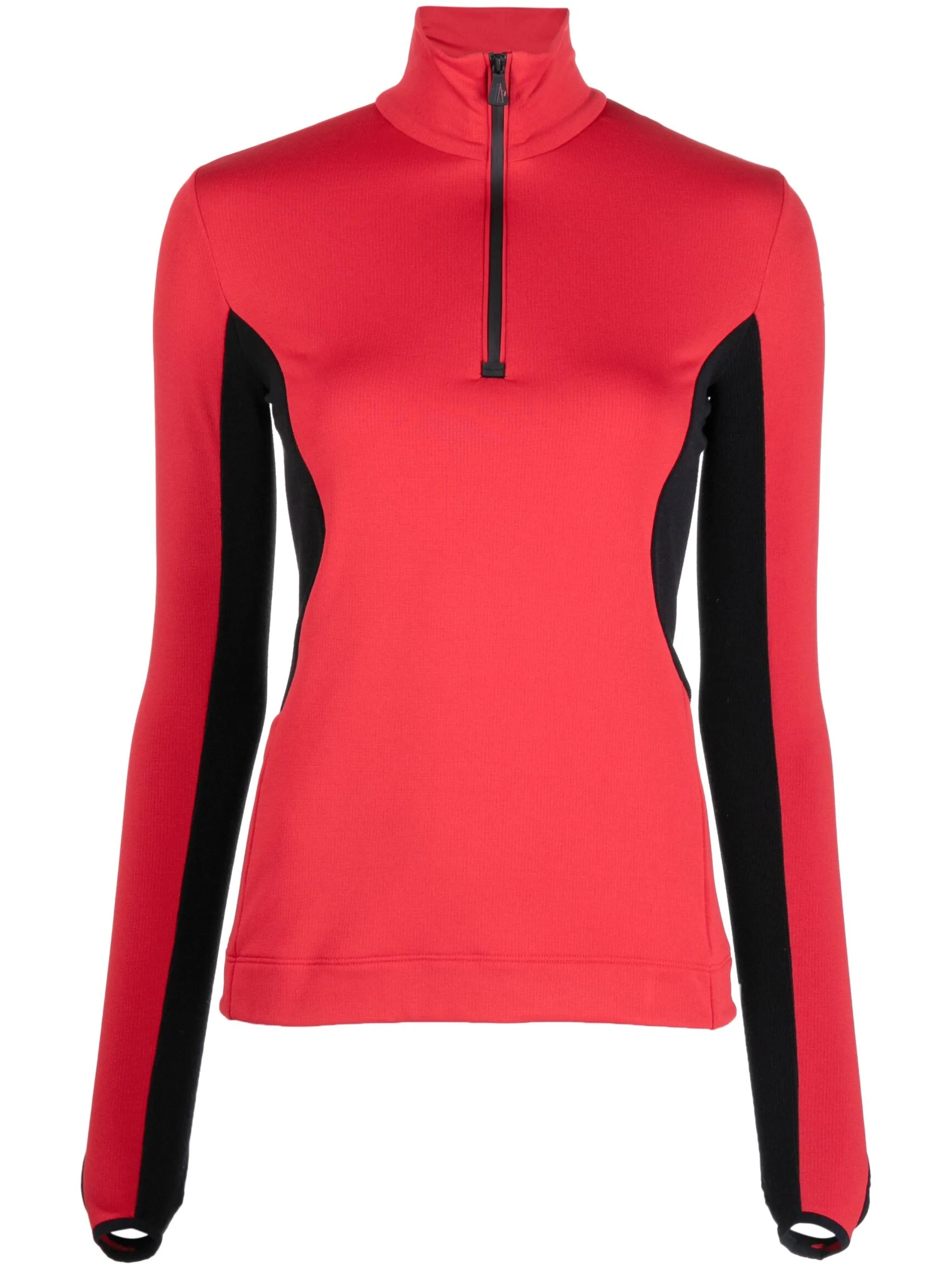 logo-patch high-neck top