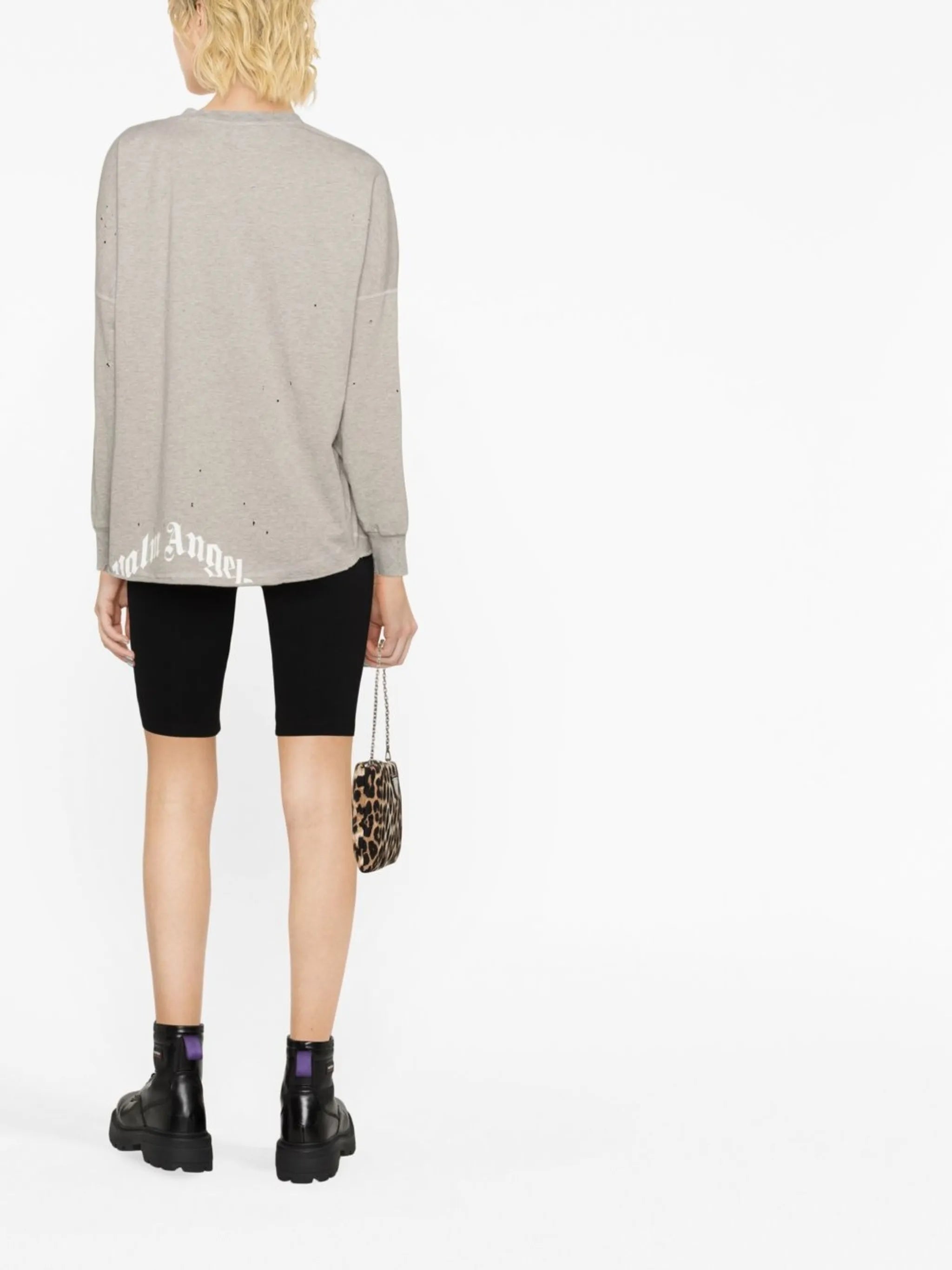 teddy bear print sweatshirt