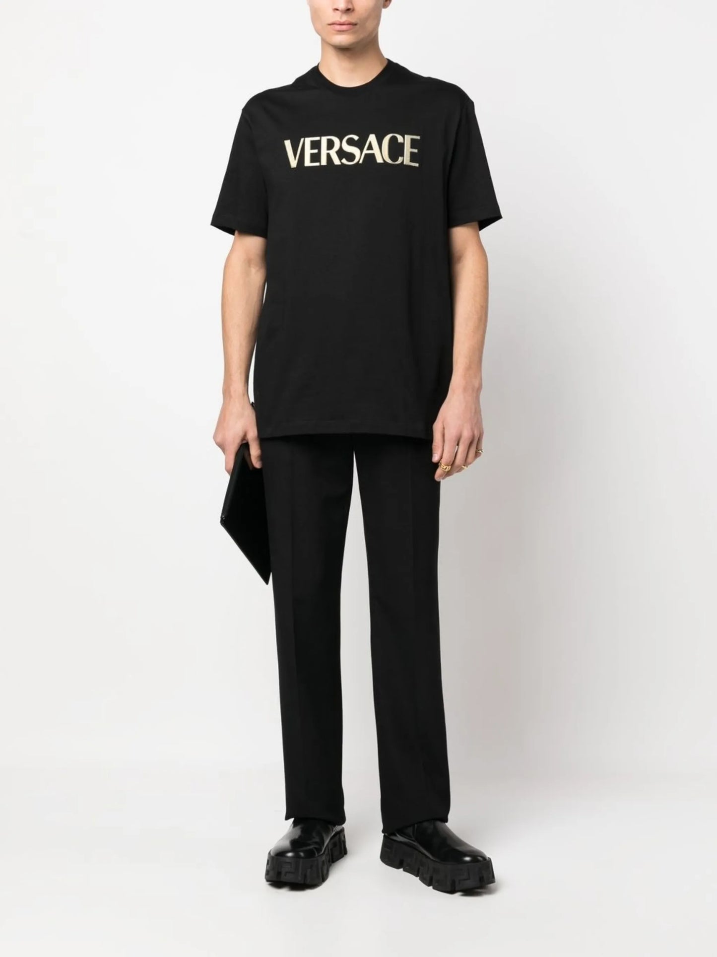 logo-print cotton T-shirt