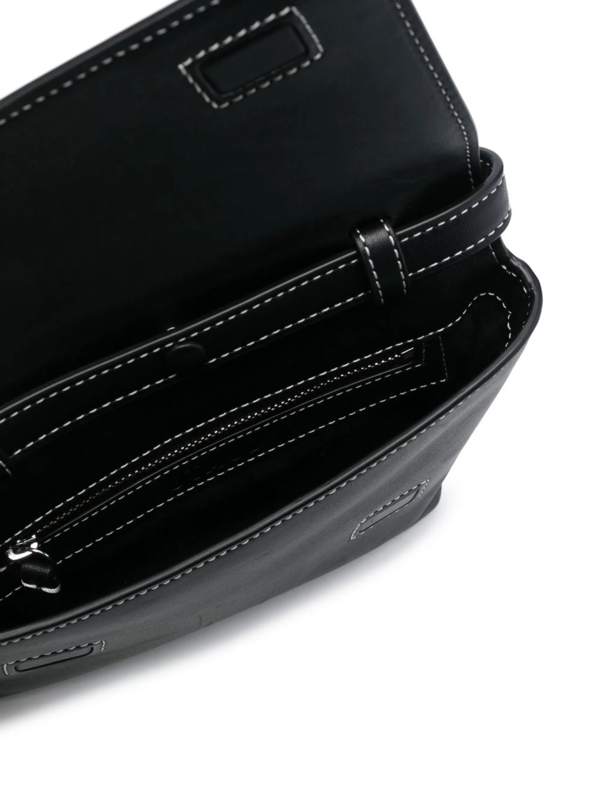 Acute leather crossbody bag