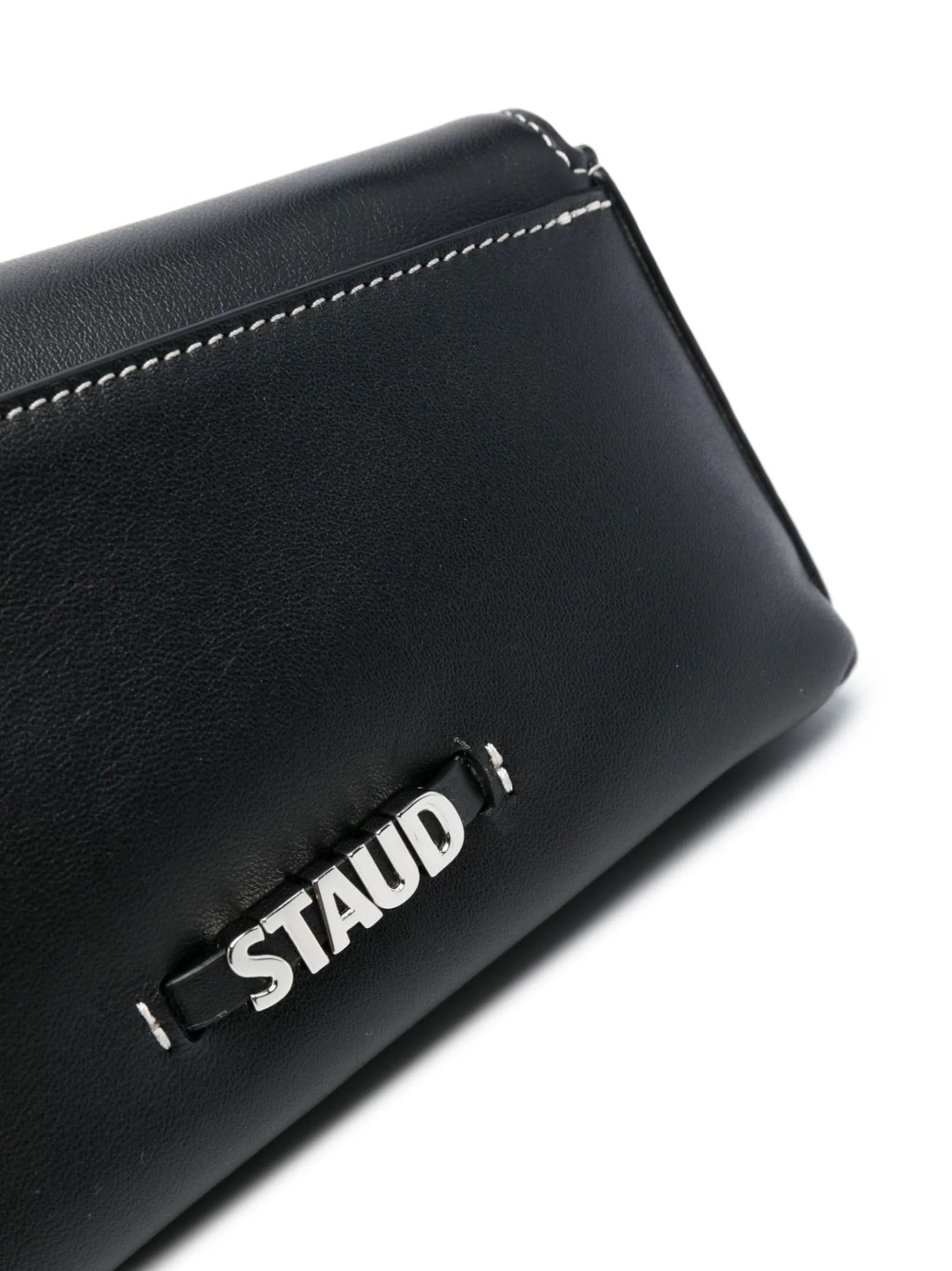 Acute leather crossbody bag