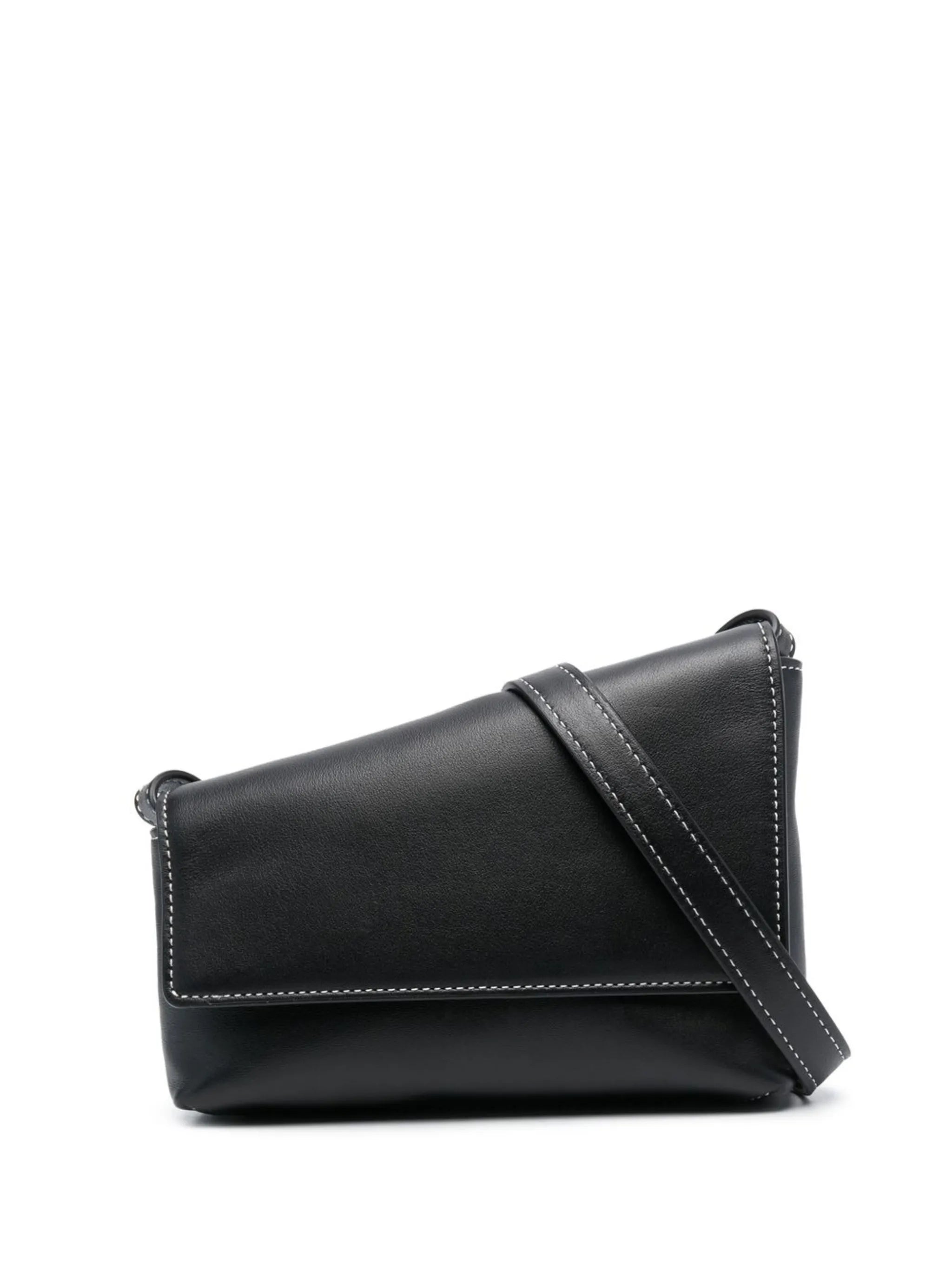 Acute leather crossbody bag
