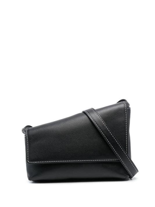 Acute leather crossbody bag