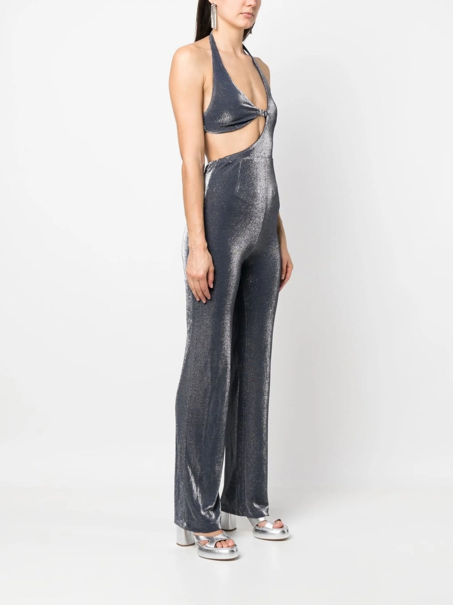 halterneck jumpsuit