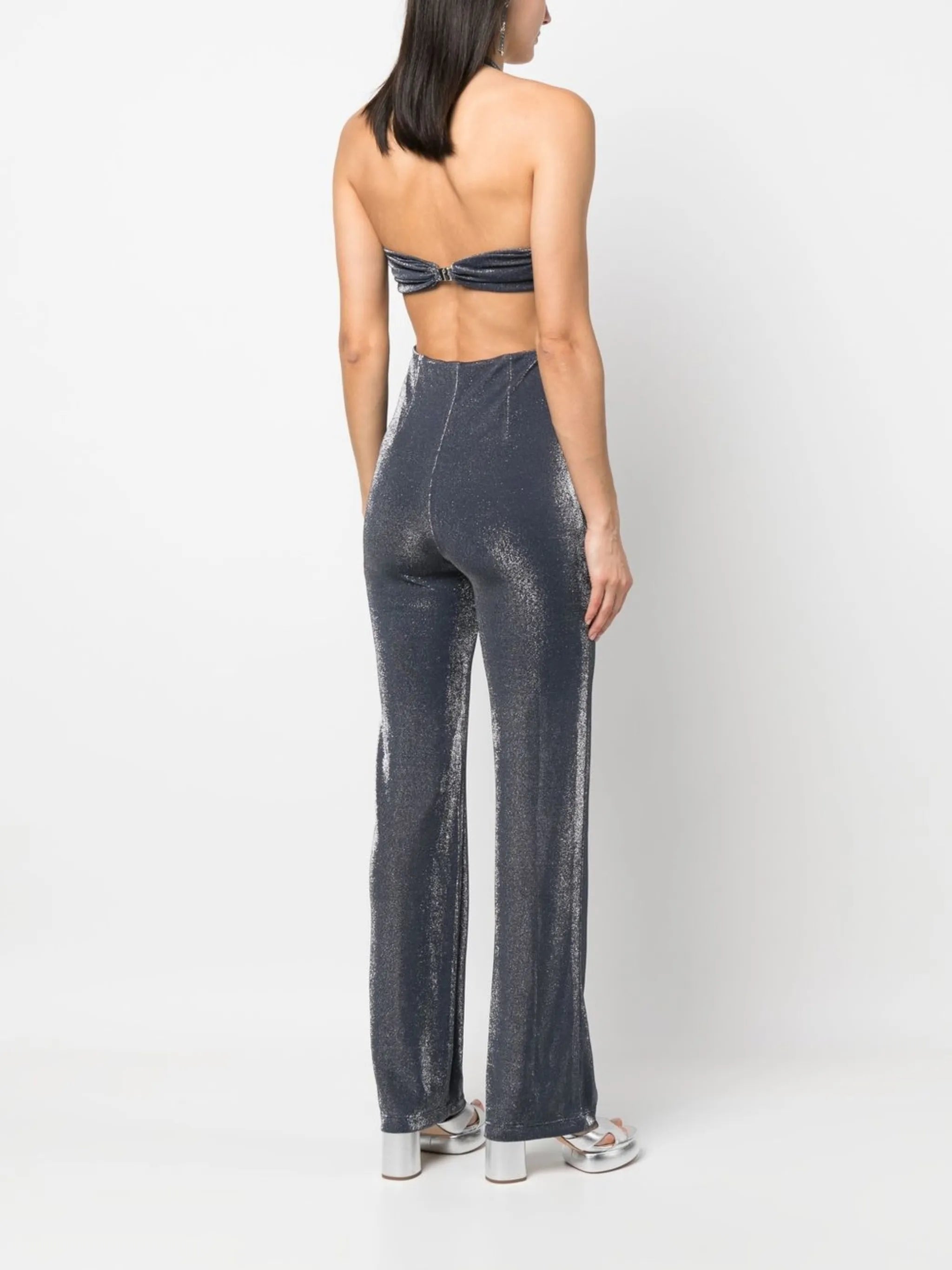 halterneck jumpsuit