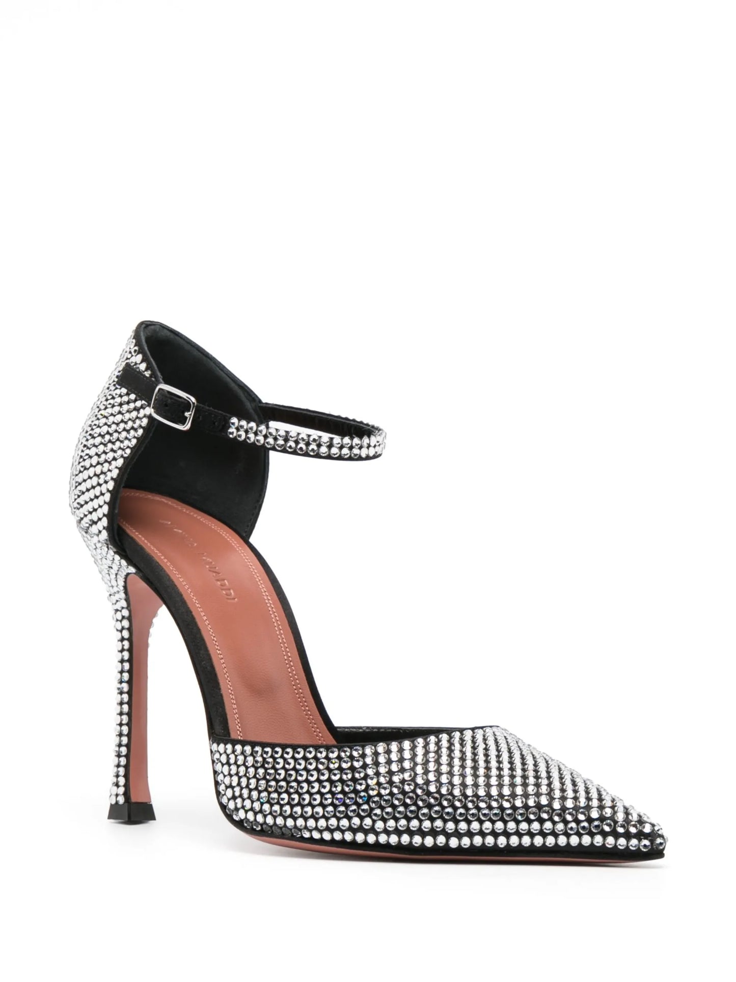 Vittoria 105mm crystal-embellished pumps