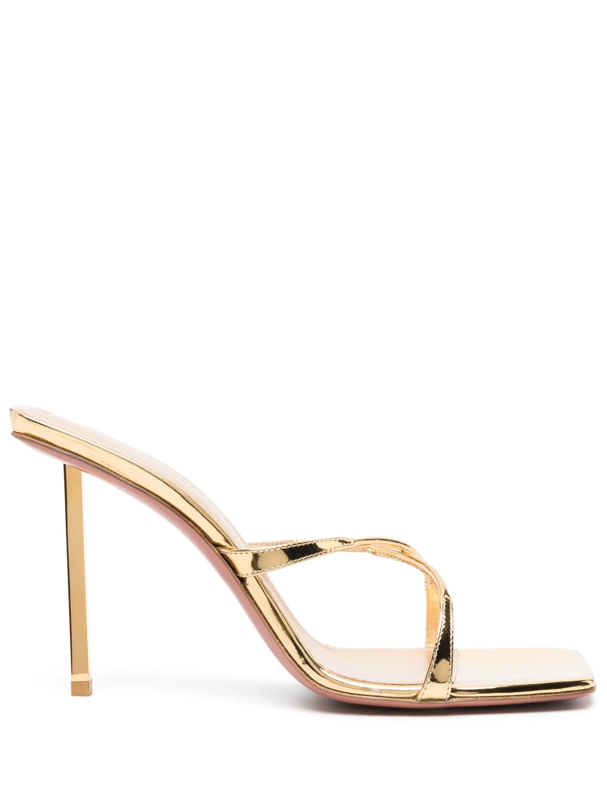 Adriana metallic-finish 95mm sandals