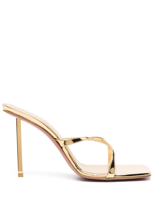 Adriana metallic-finish 95mm sandals
